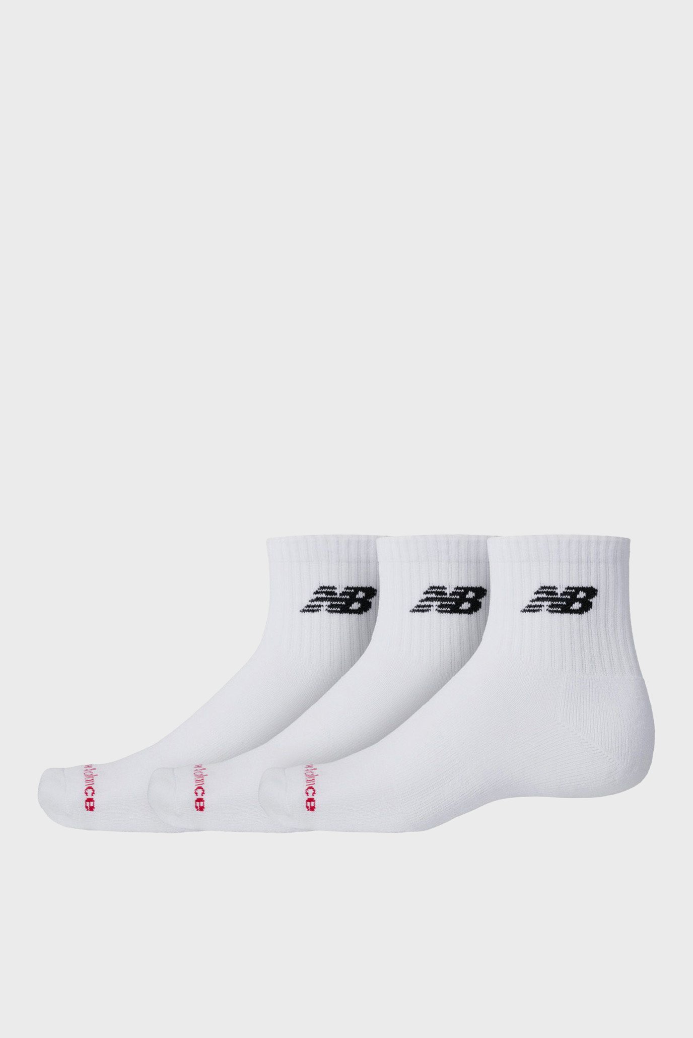 Белые носки (3 пары) Белый 35-38 New Balance LAS51303WT Белые носки (3 пары) Белый 35-38 New Balance LAS51303WT