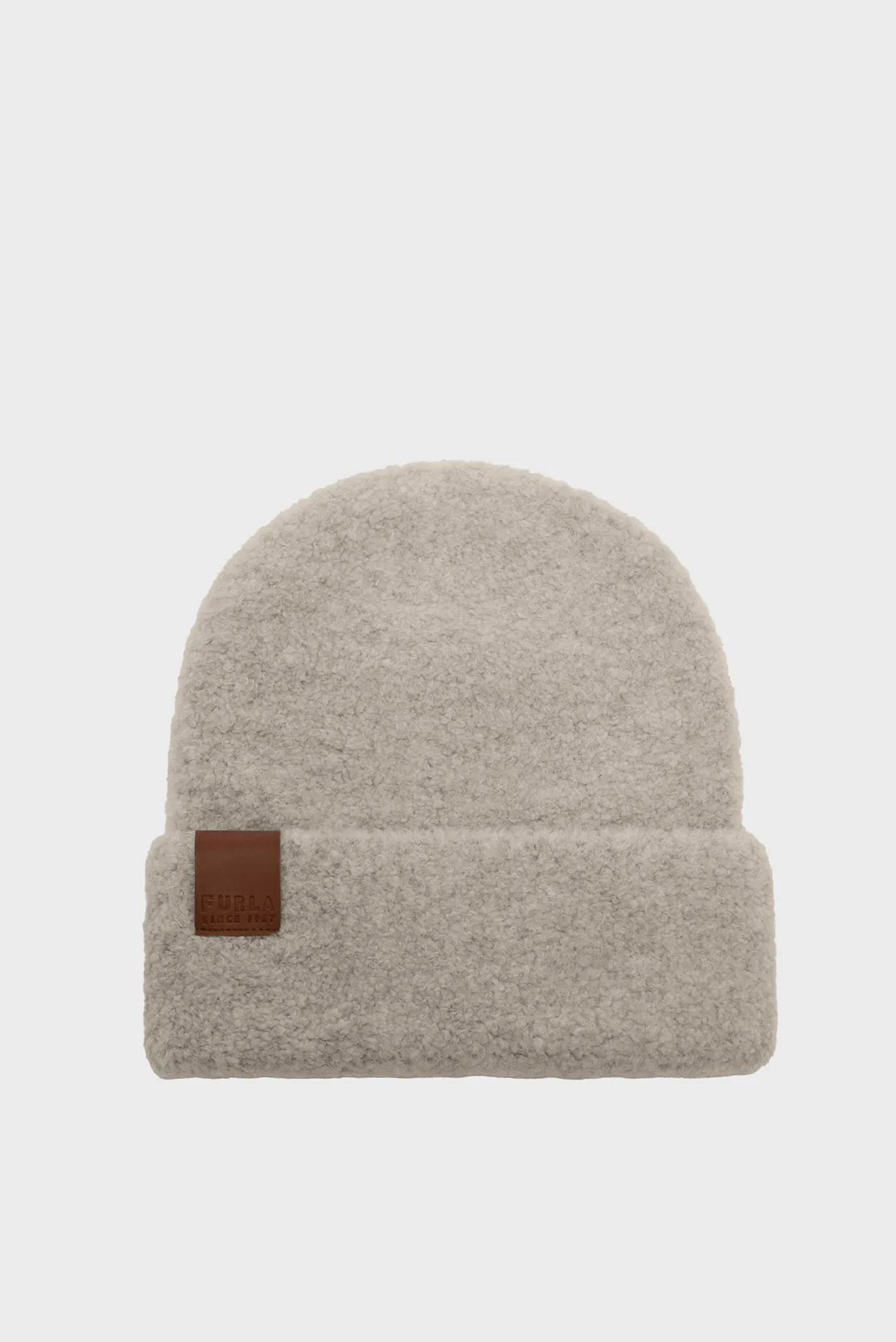 Жіноча сіра вовняна шапка 1