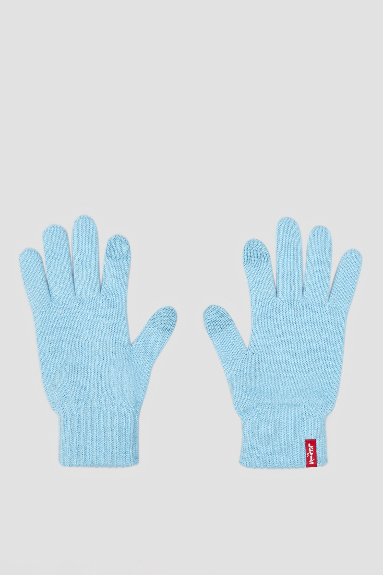 Женские голубые перчатки 1