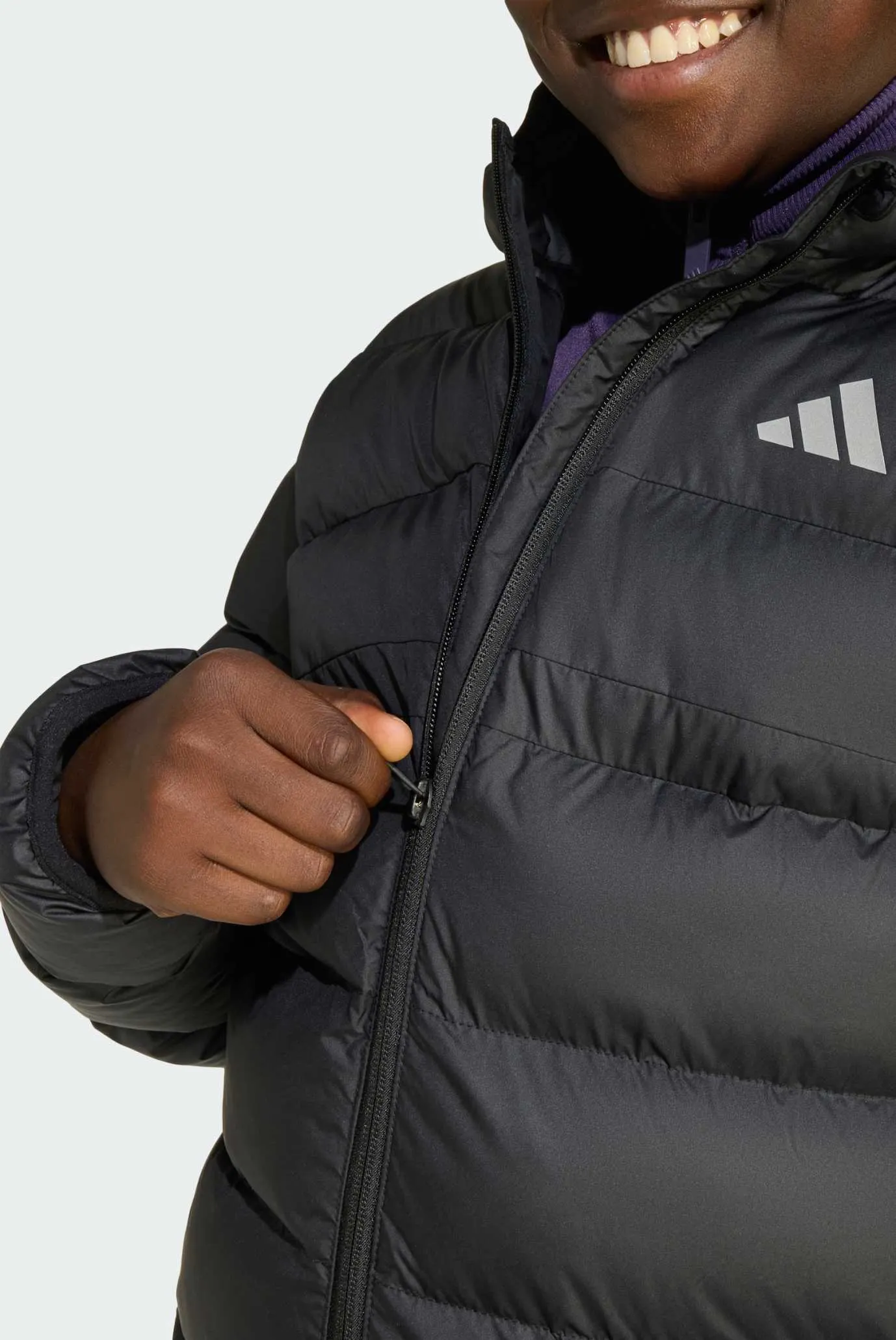 Детская черная куртка Synthetic Kids 7