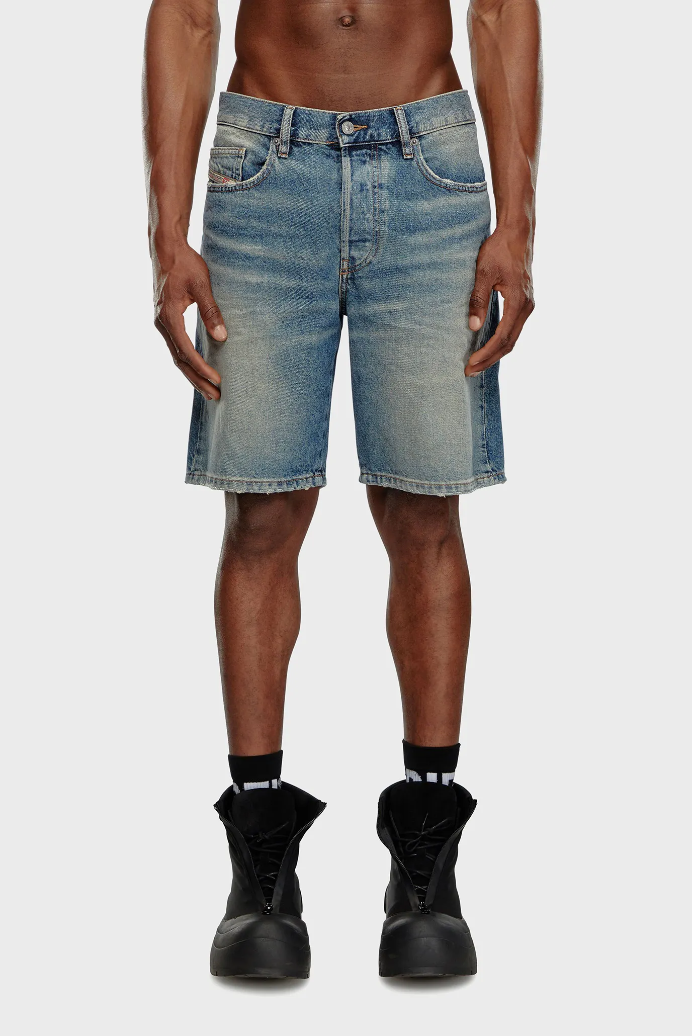 Чоловічі сині джинсові шорти REGULAR-SHORT 1