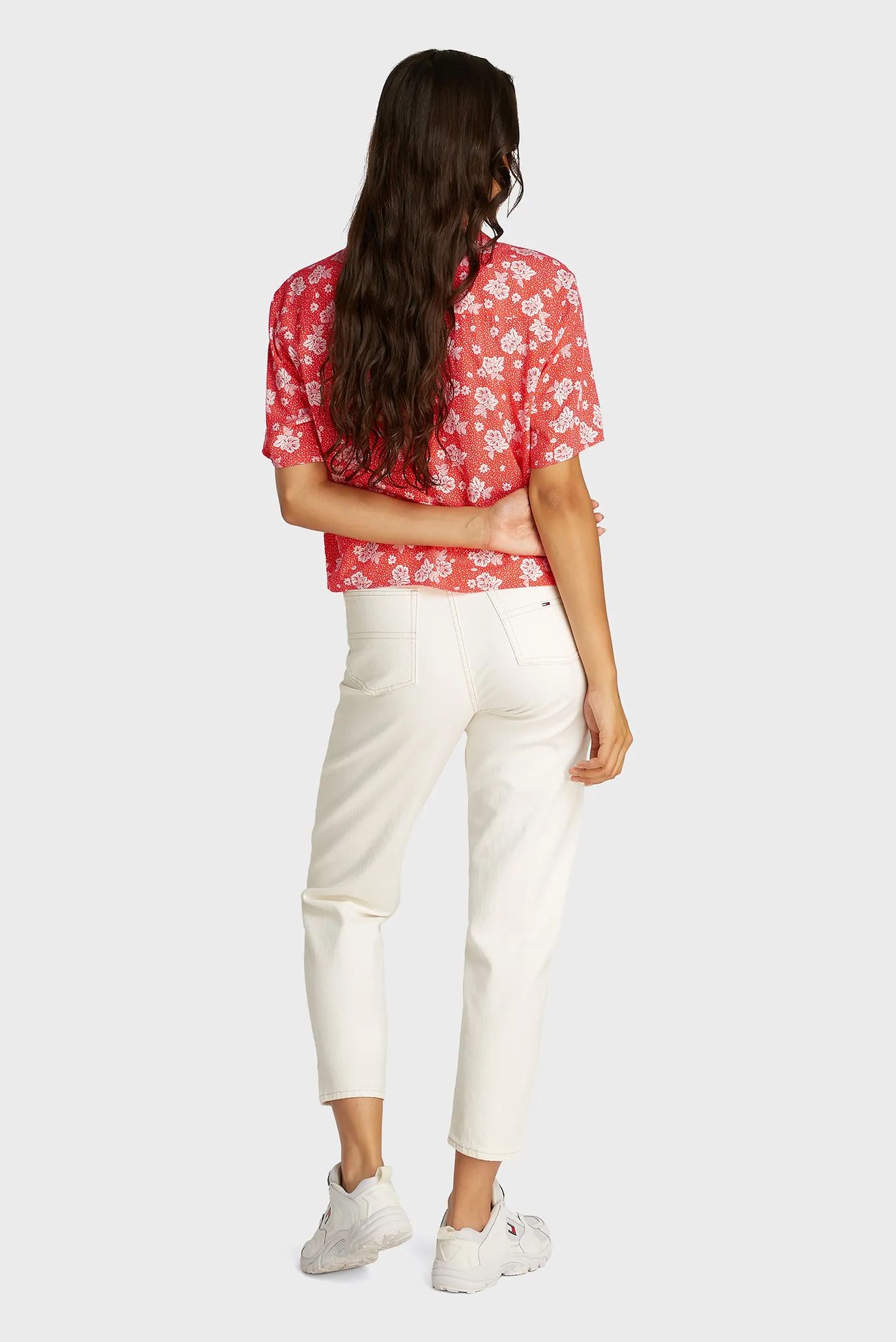Женская красная рубашка с узором RLX CRP 3