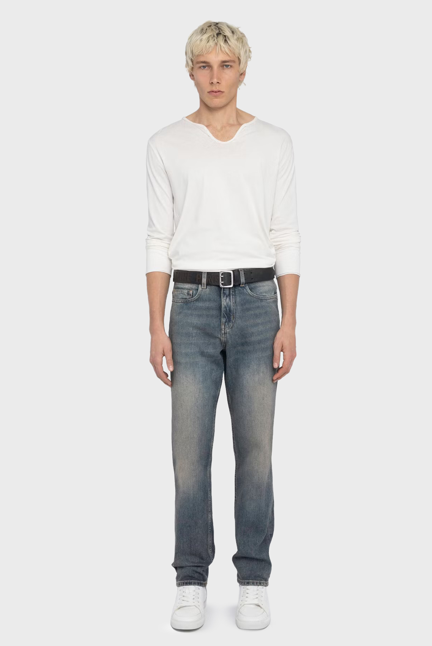 Мужские синие джинсы John Синий 32 ZADIG&VOLTAIRE WMJE01196_LIGHT BLUE Мужские синие джинсы John Синий 32 ZADIG&VOLTAIRE WMJE01196_LIGHT BLUE