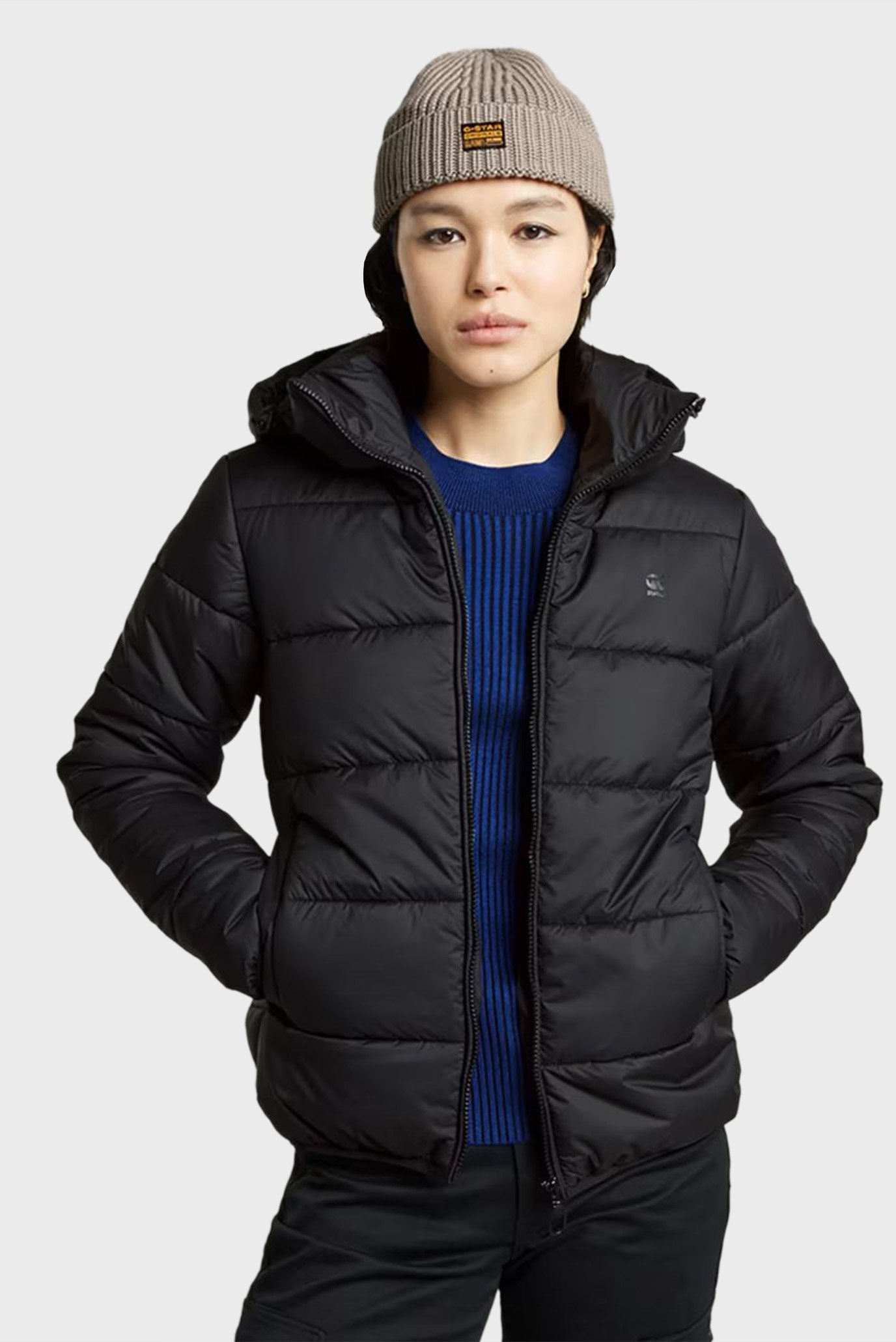 Женская черная куртка Meefic Черный S G-Star RAW D25193,B958 Женская черная куртка Meefic Черный S G-Star RAW D25193,B958