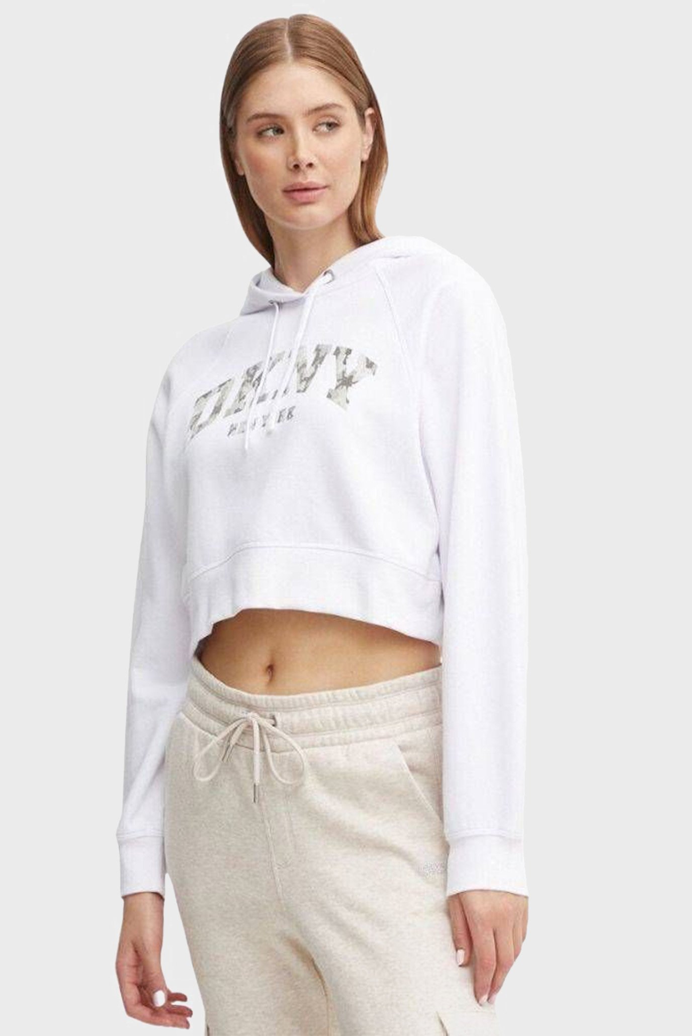 Женское белое худи Белый S DKNY DP4T9938 Женское белое худи Белый S DKNY DP4T9938