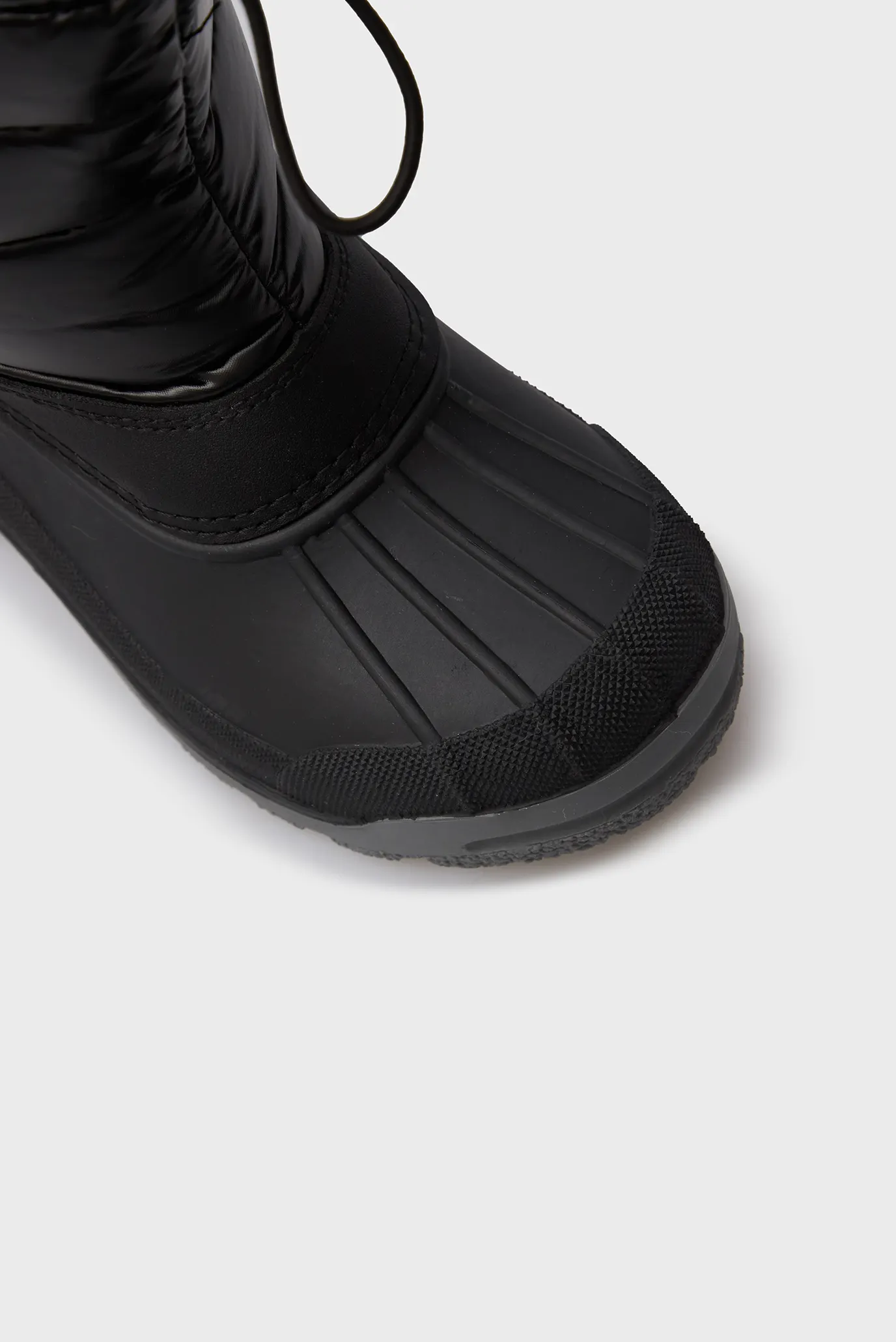 Детские черные дутики 4