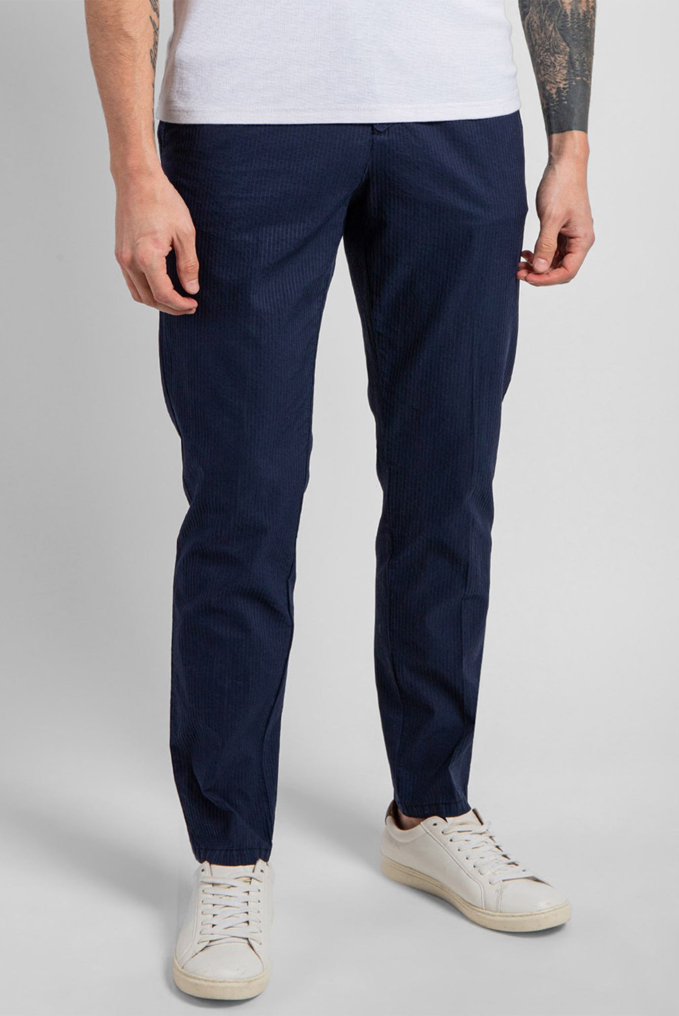 Мужские темно-синие брюки 1