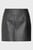 Женская черная юбка FAUX LEATHER