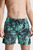 Мужские зеленые плавательные шорты с узором MEDIUM DRAWSTRING PRINT-TEXTURE