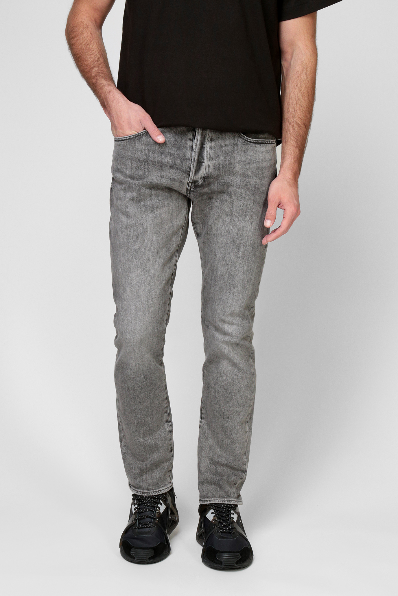 Мужские серые джинсы 3301 1