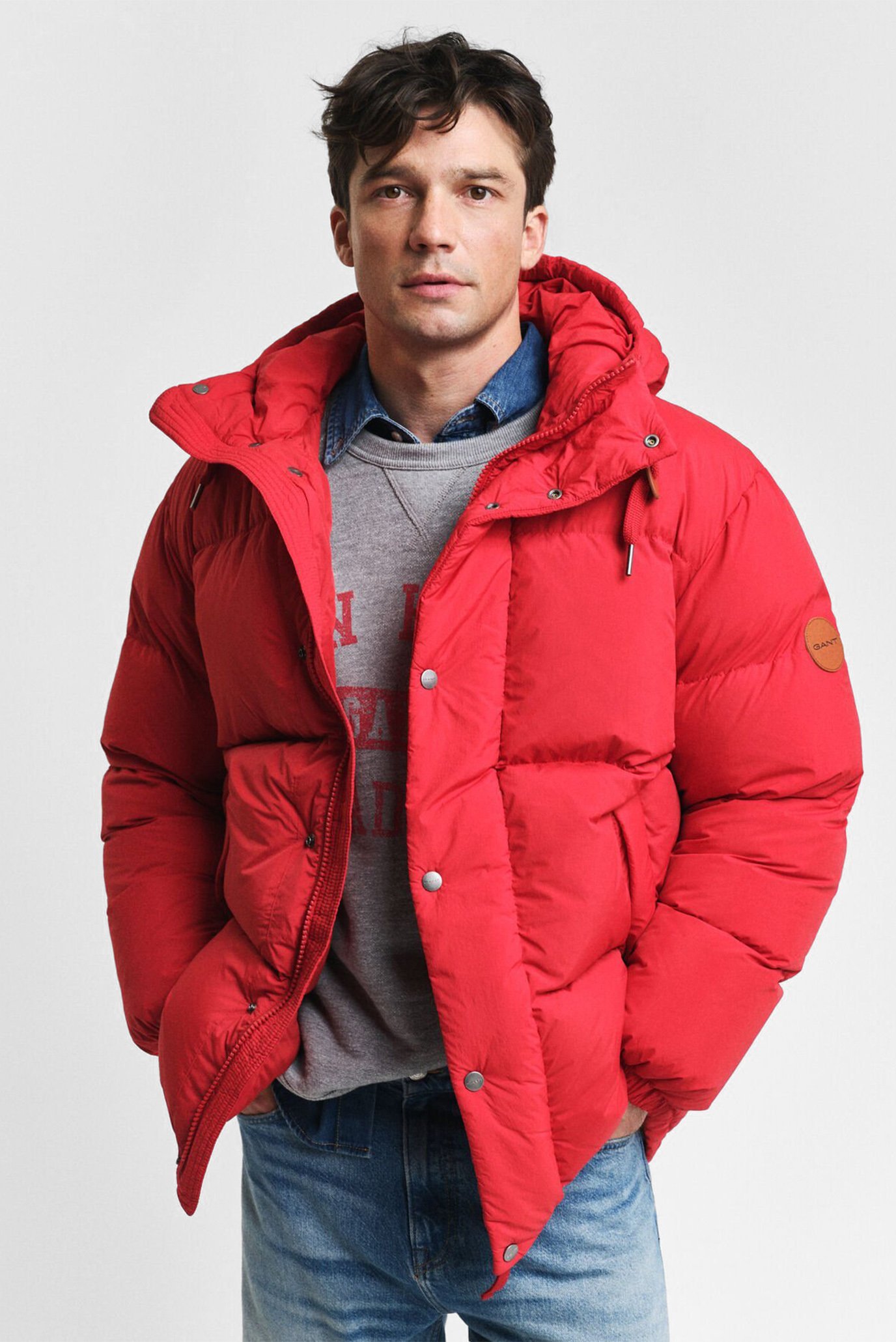 Чоловічий червоний пуховик WINTER DOWN PUFFER 1