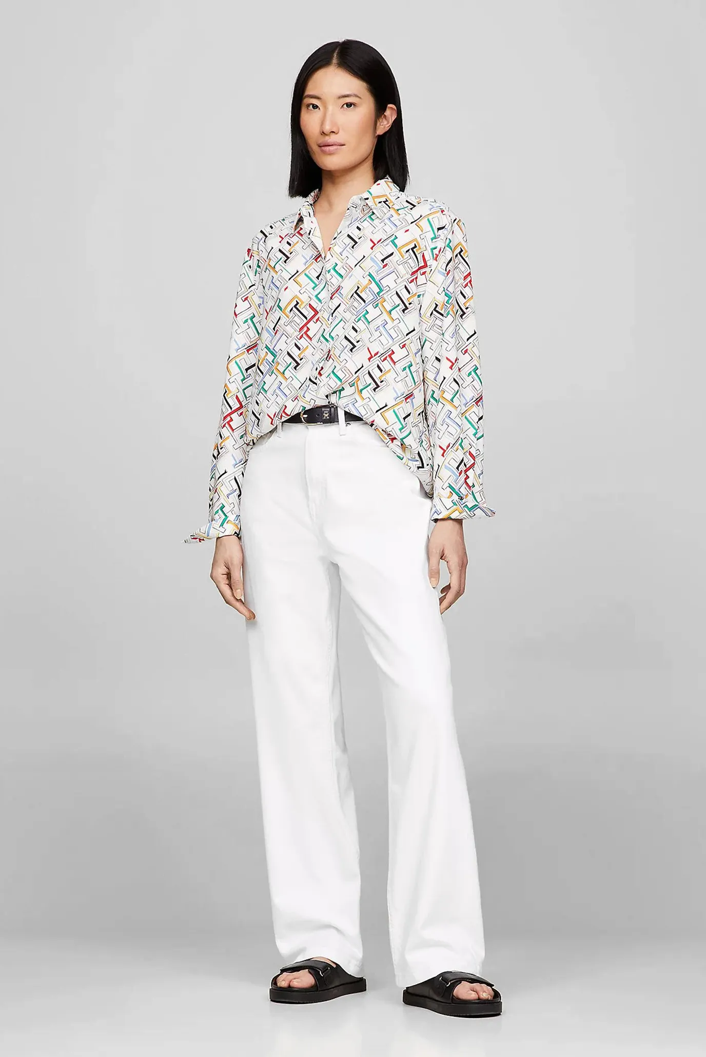 Жіноча блуза з візерунком AMD FLUID RELAXED LS 2