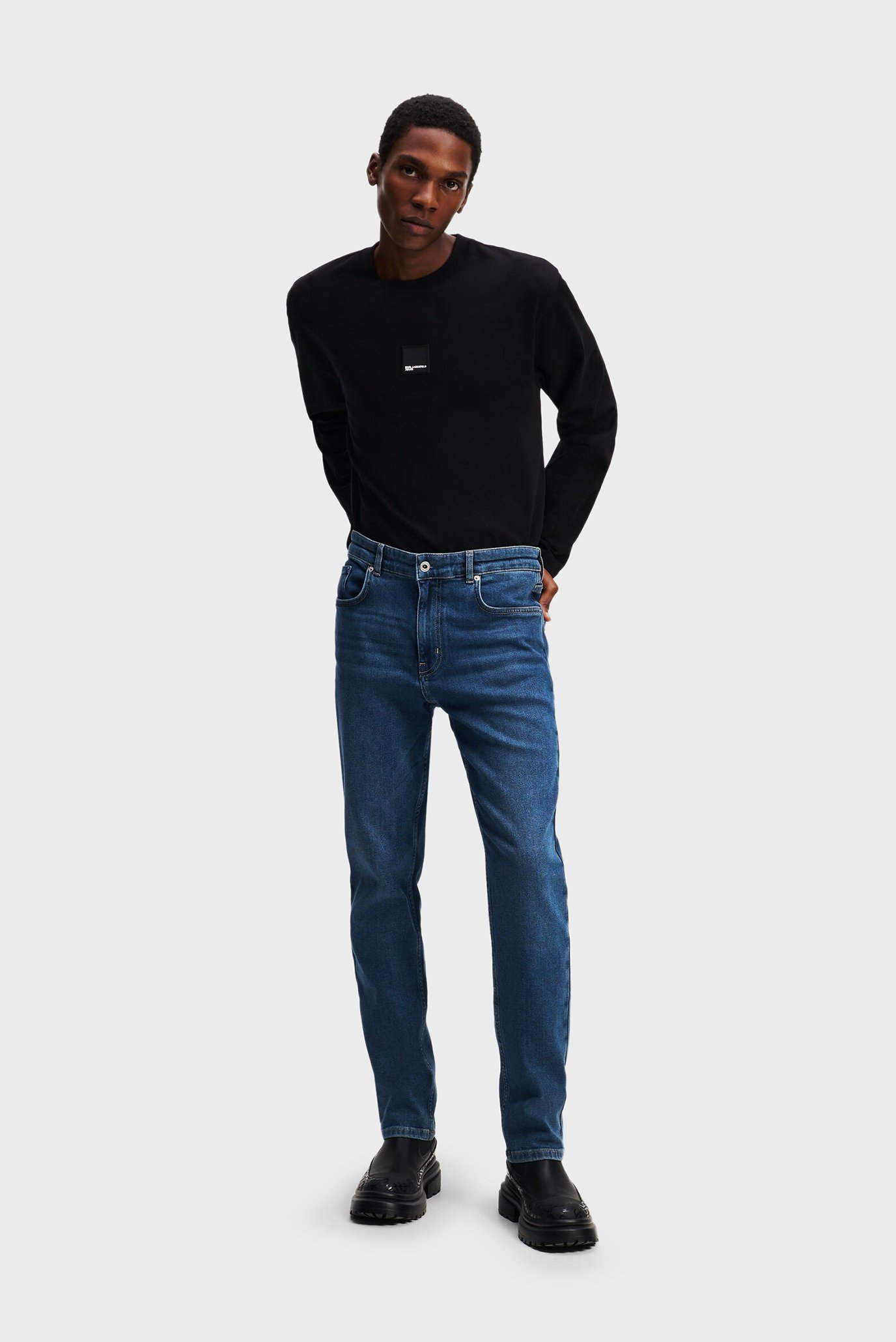 Мужские синие джинсы KLJ SLIM DENIM 1