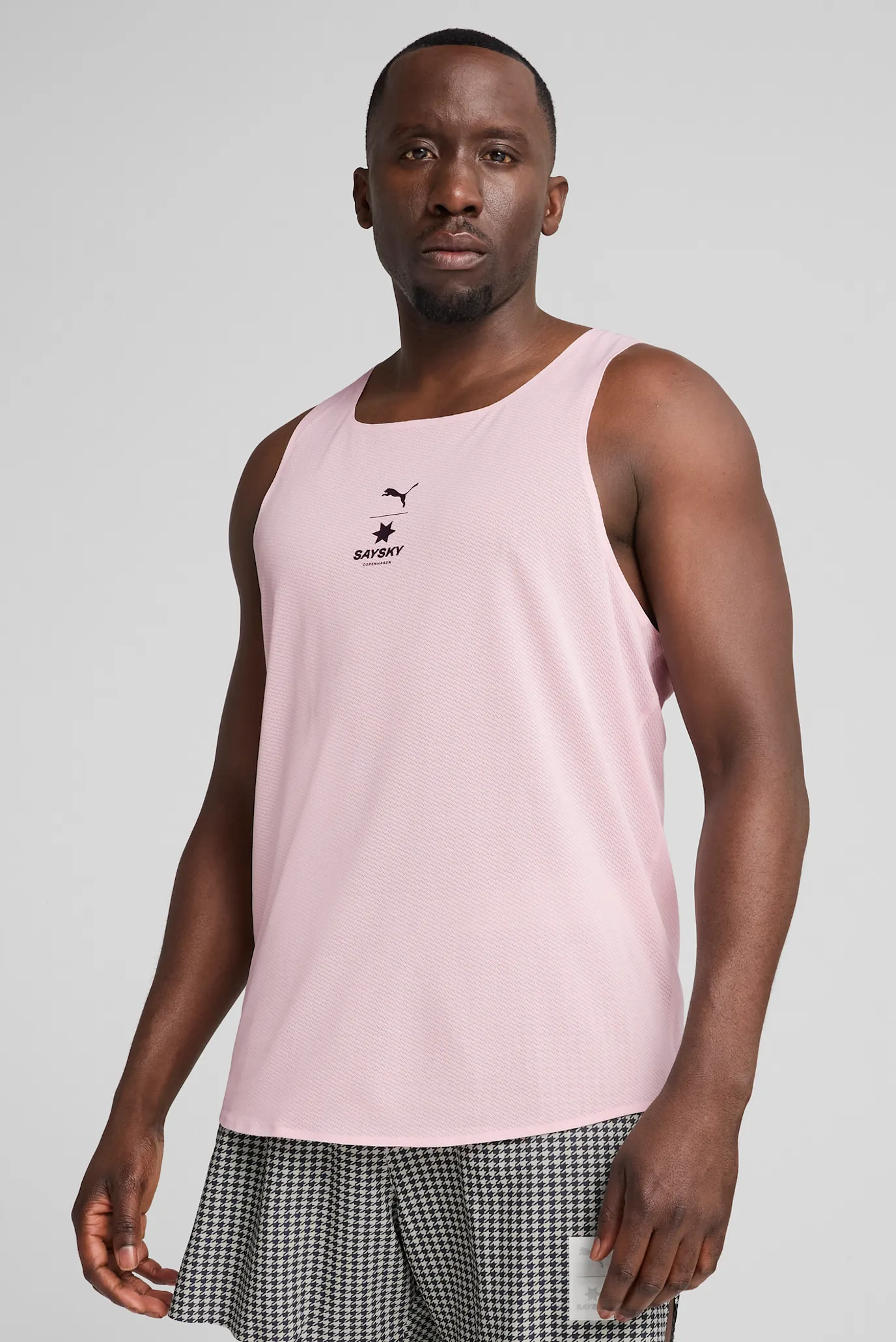 Мужская пудровая майка PUMA x SAYSKY Singlet Men 1