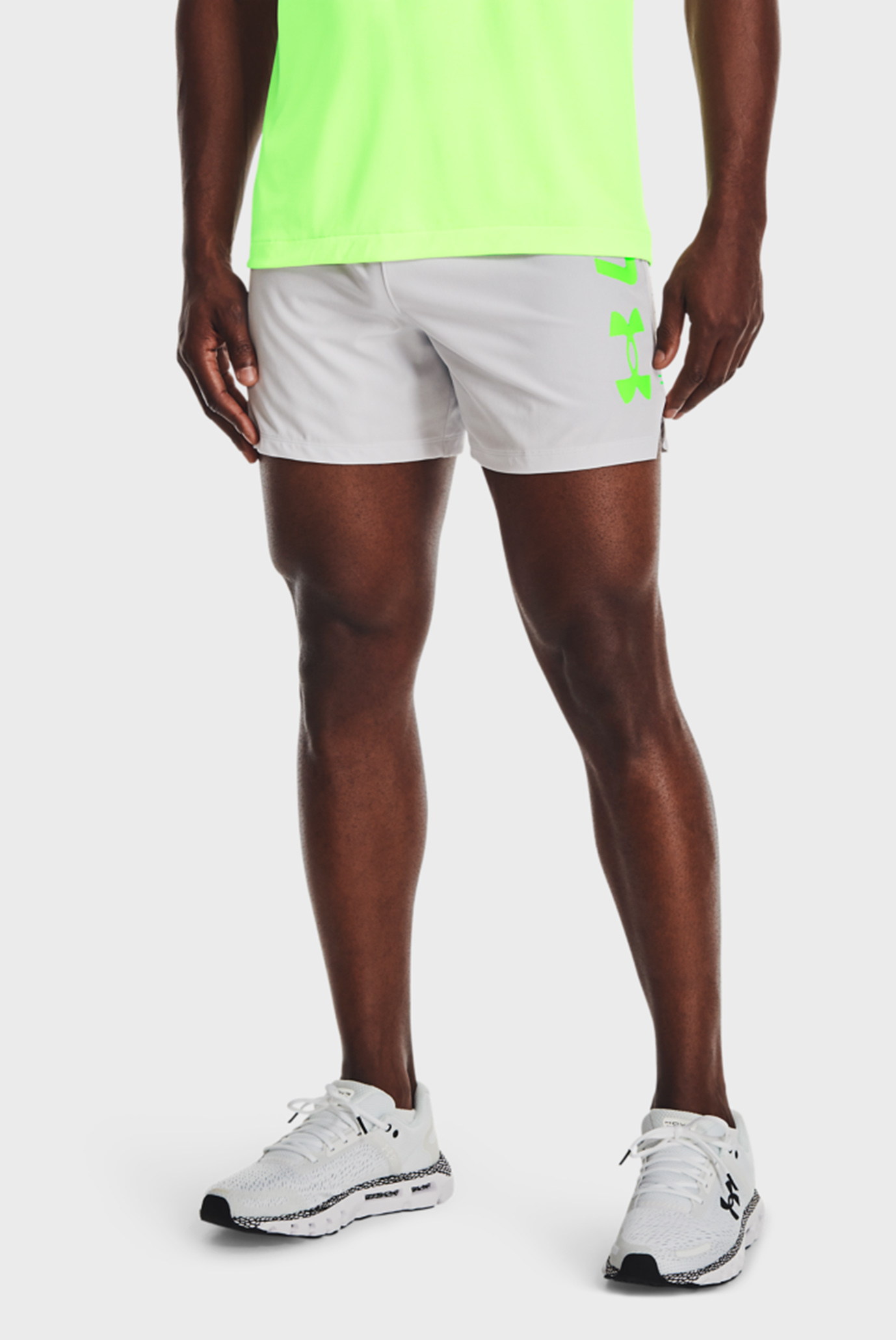 Мужские серые шорты UA SpeedPocket 5'' Short 1