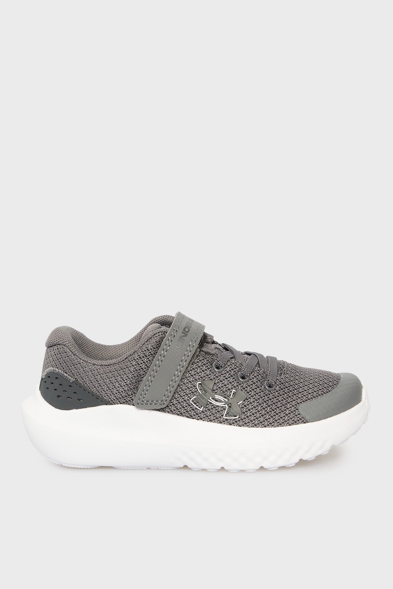 Детские серые кроссовки UA BPS Surge 4 AC Серый 11.5K Under Armour 3027104-026 Детские серые кроссовки UA BPS Surge 4 AC Серый 11.5K Under Armour 3027104-026