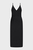 Жіноча чорна сукня RECYCLED CDC MIDI SLIP