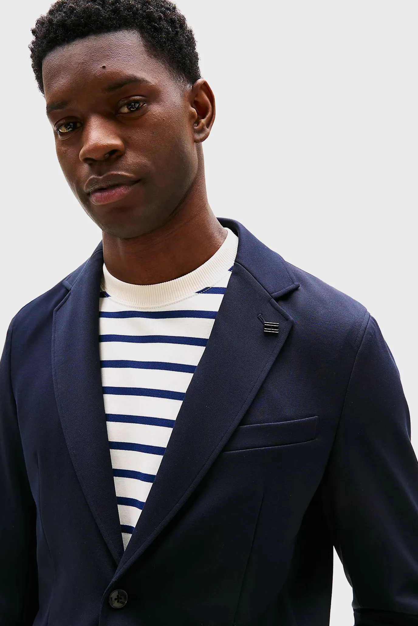 Мужской темно-синий блейзер PUNTO MILANO 4