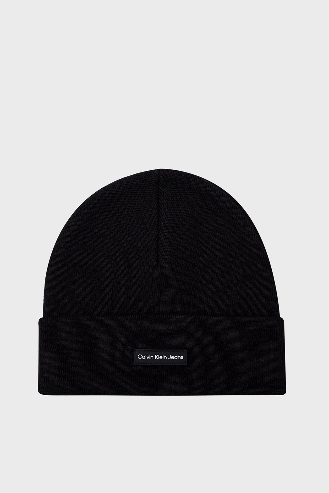 Мужская черная шапка INST PATCH BEANIE 1