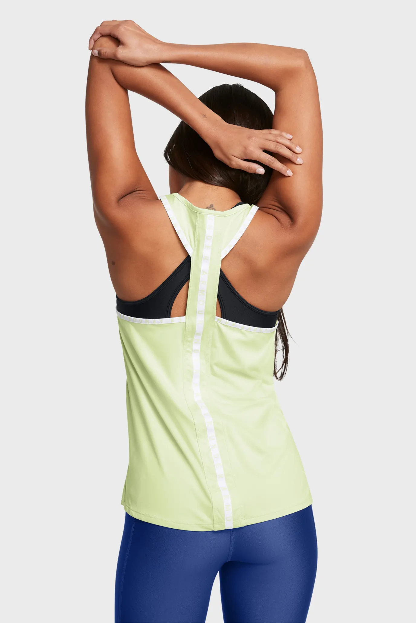 Жіноча жовта майка UA Knockout Tank 2