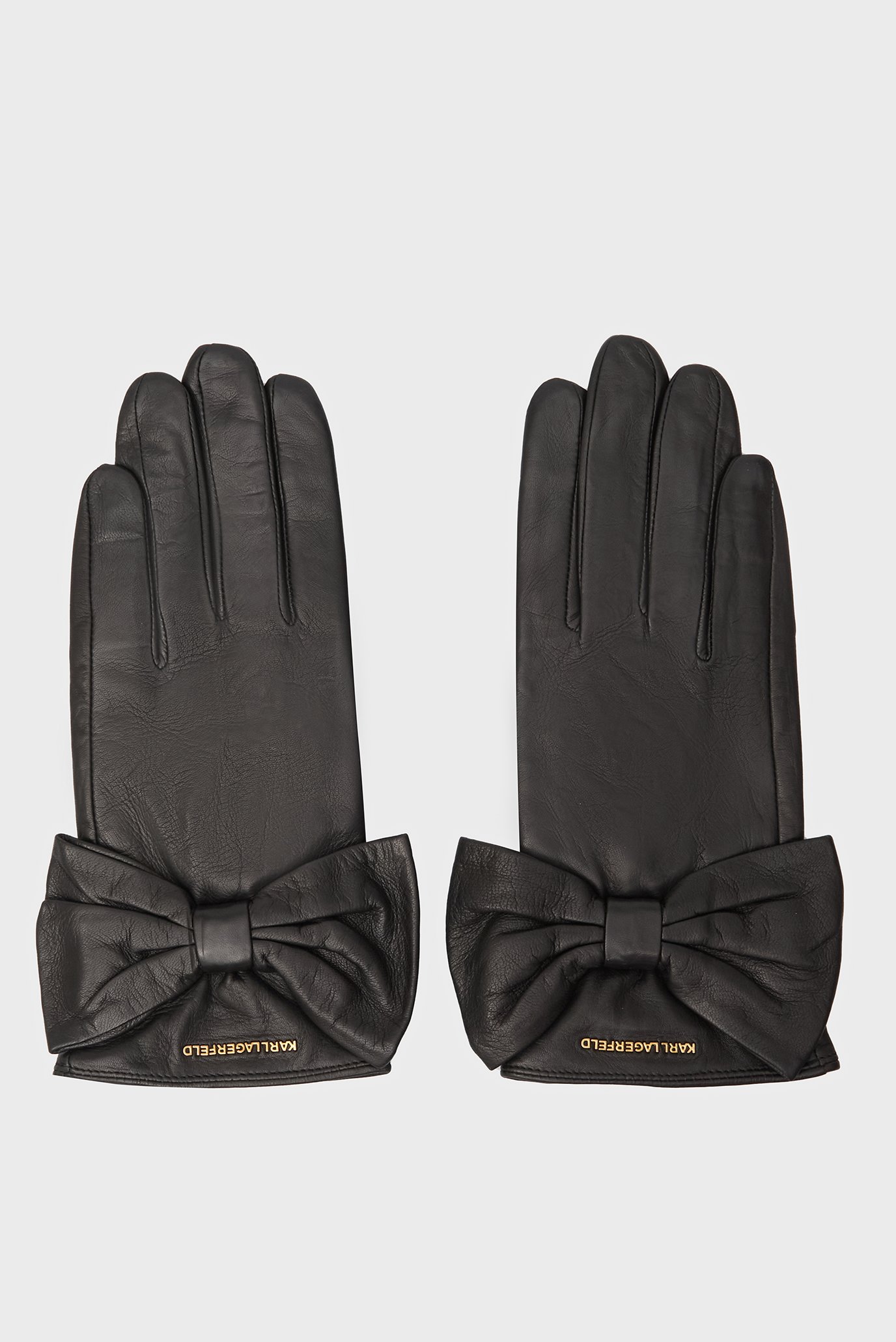 Женские черные кожаные перчатки K S BOW FF GLOVE 1