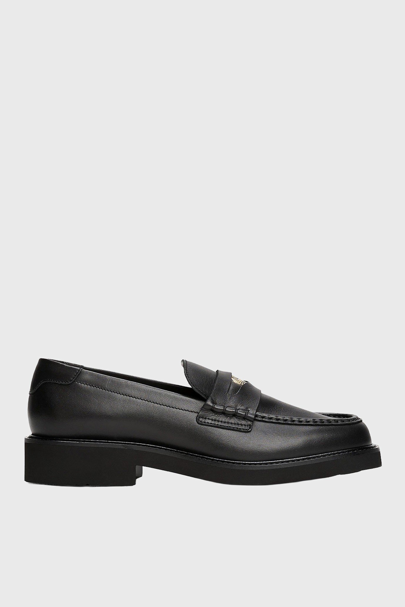 Женские черные кожаные лоферы CREST SQUARISH Черный 38 Tommy Hilfiger FW0FW08633 Женские черные кожаные лоферы CREST SQUARISH Черный 38 Tommy Hilfiger FW0FW08633