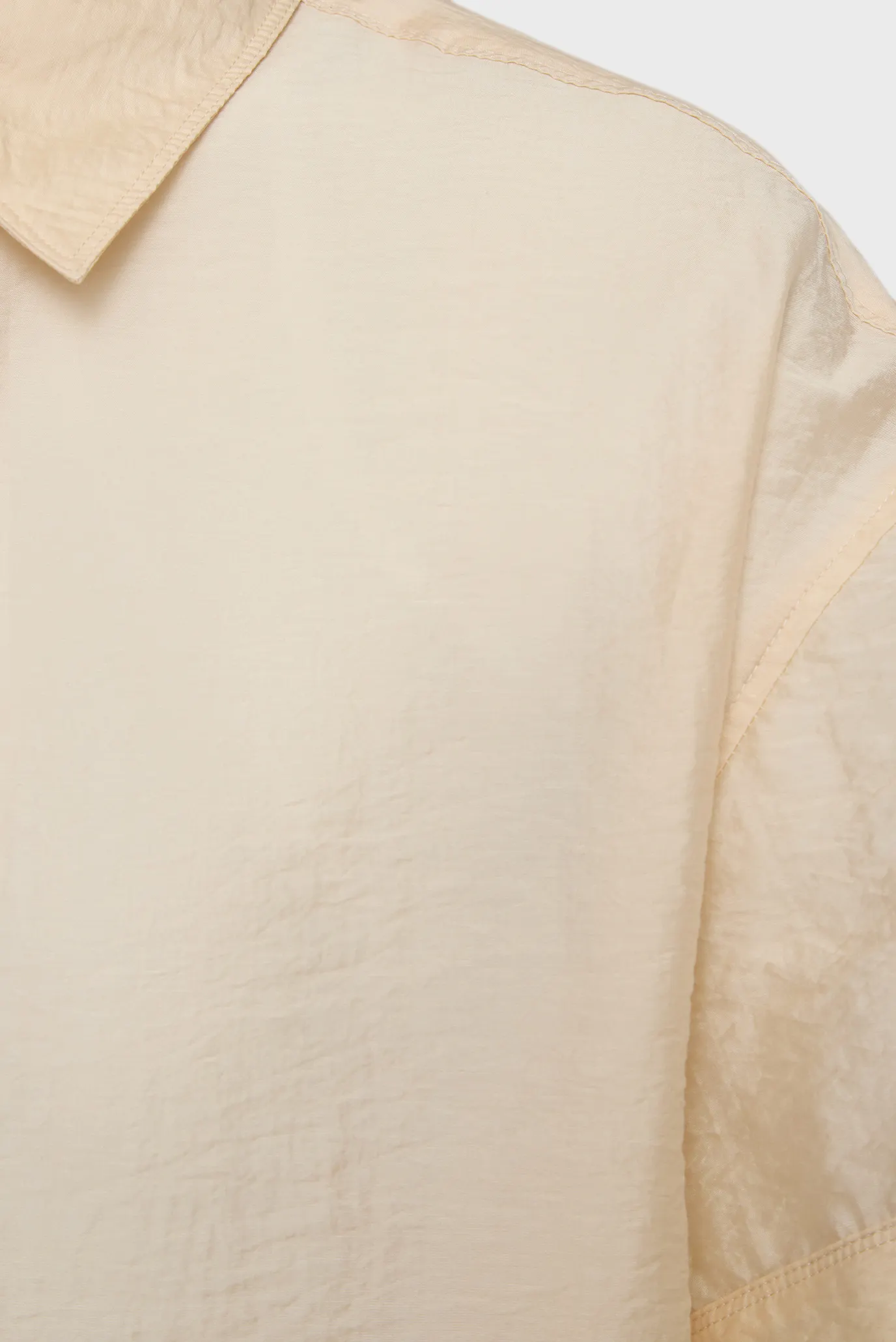 Женская бежевая рубашка TENCEL RELAXED 4