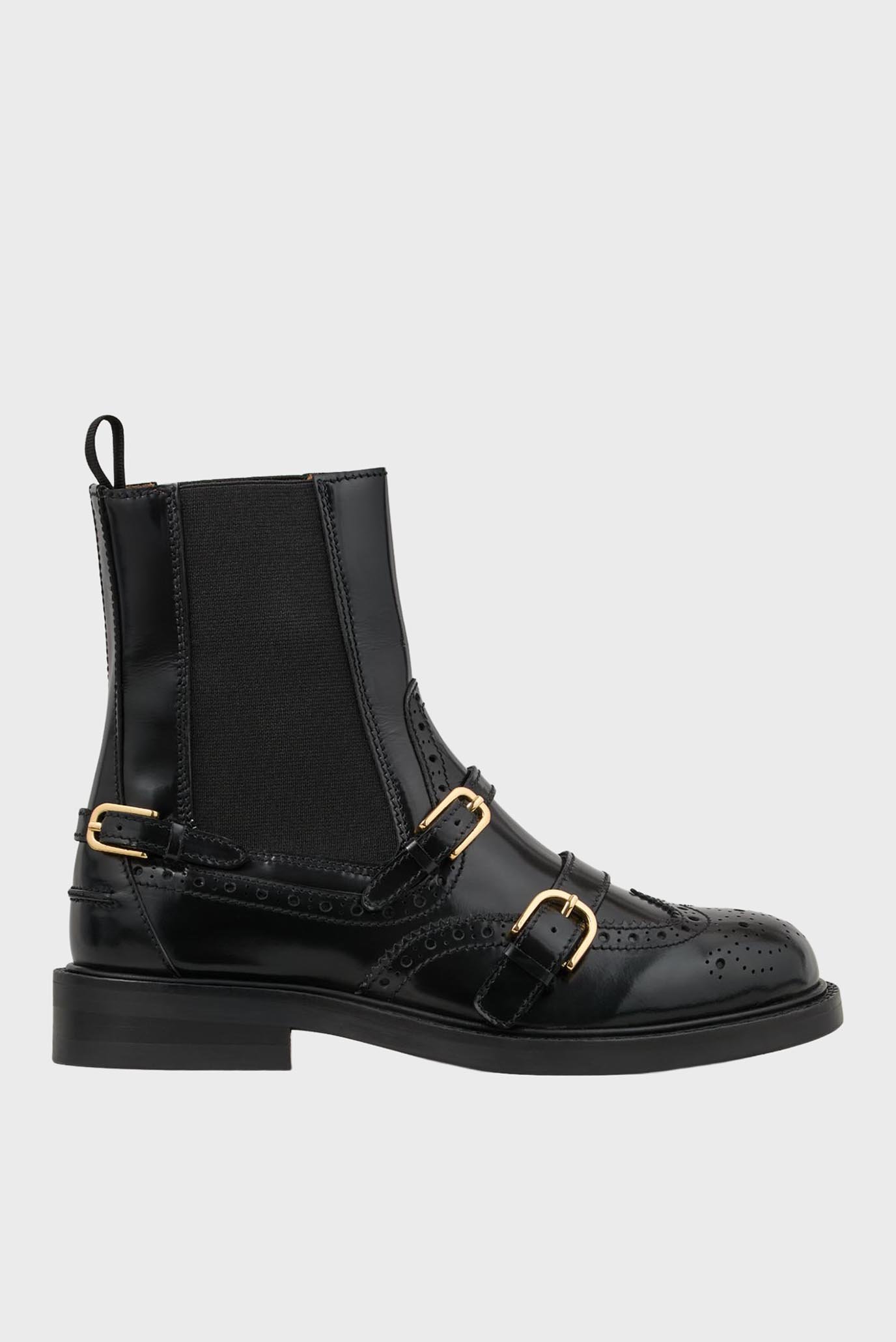 Женские черные кожаные челси Черный 38 Sandro SFACH01309_Black Женские черные кожаные челси Черный 38 Sandro SFACH01309_Black