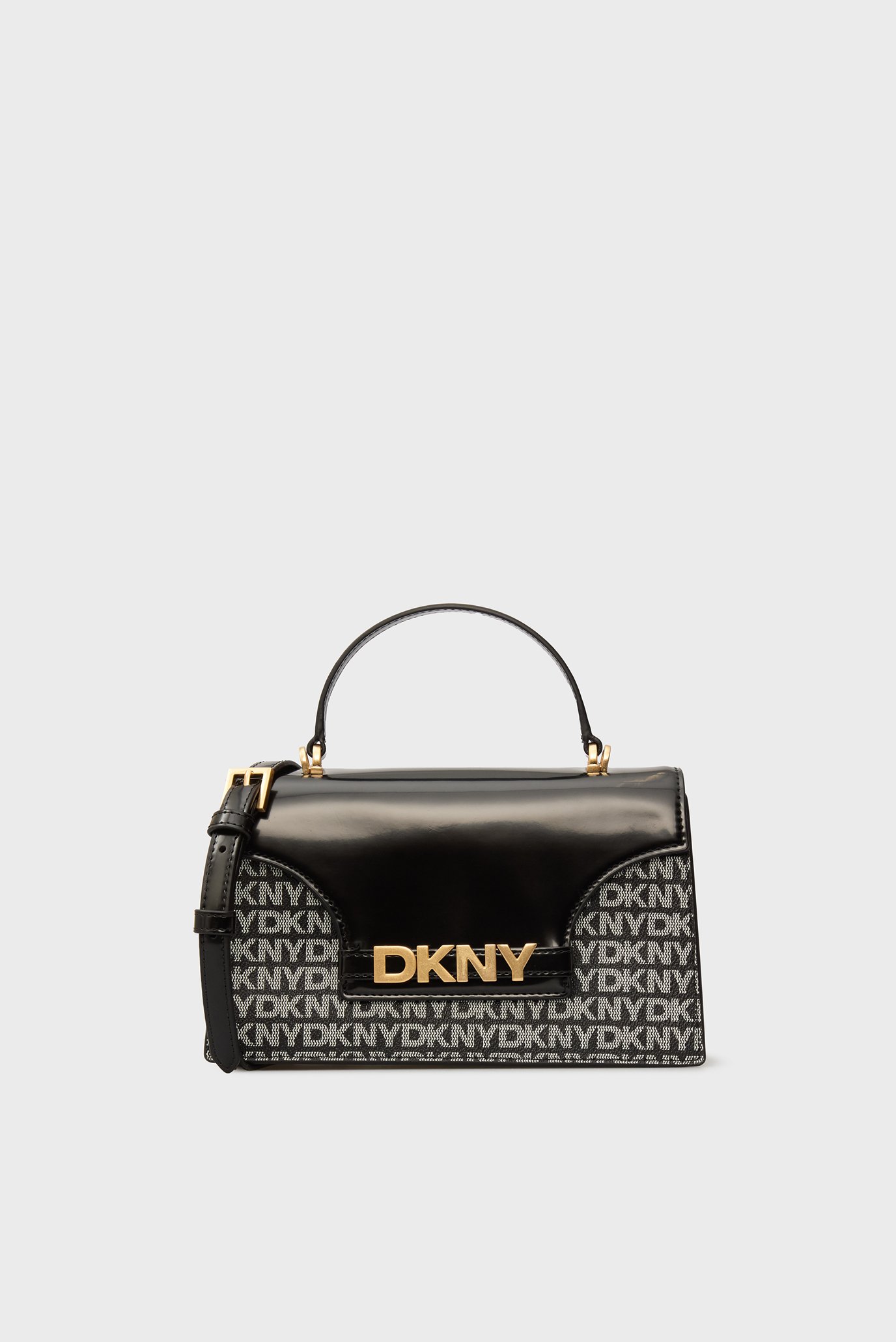 Женская черная сумка с узором AVRIL TH FLAP SATCHE Черный ONESIZE DKNY R52N5J32 Женская черная сумка с узором AVRIL TH FLAP SATCHE Черный ONESIZE DKNY R52N5J32
