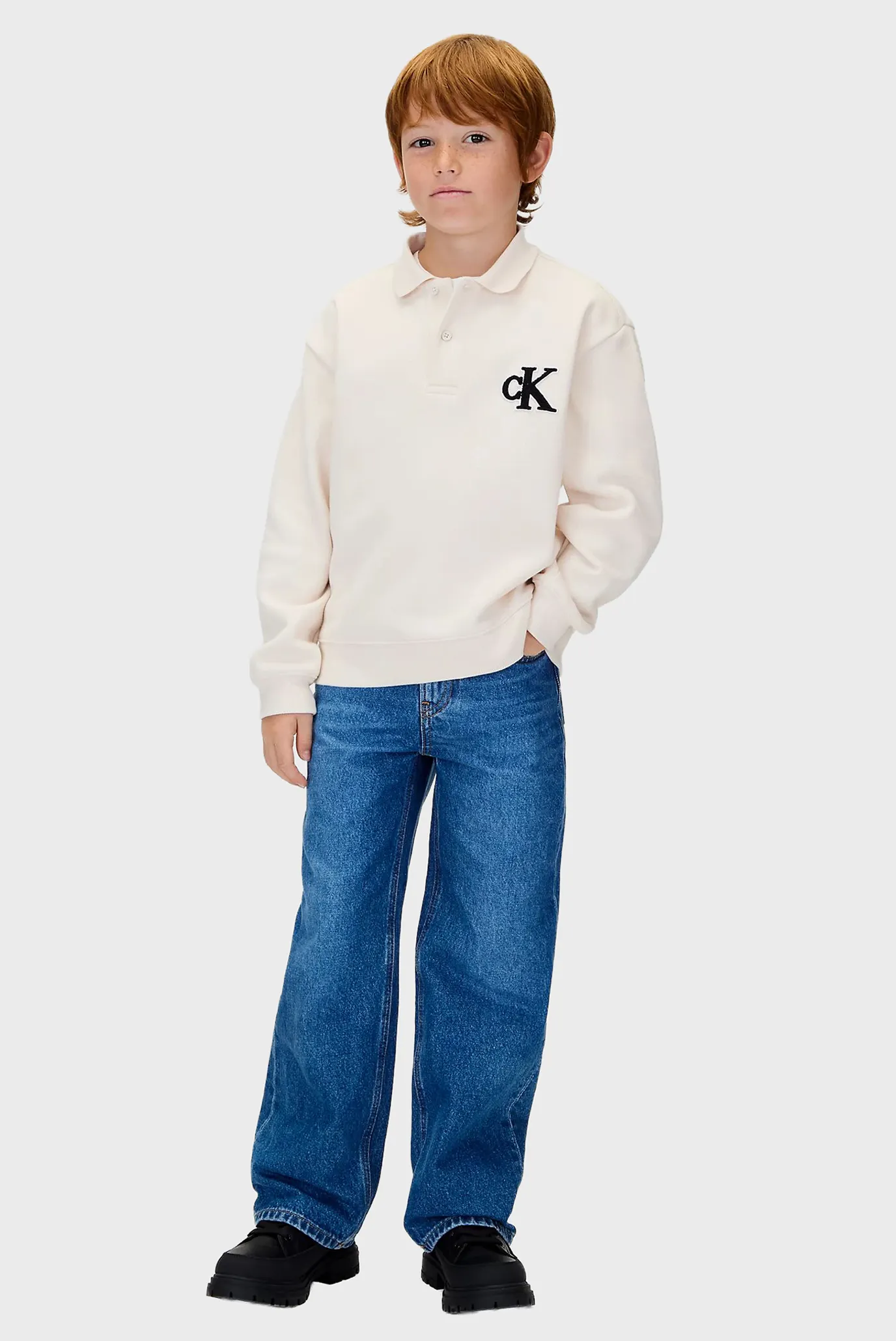 Дитяче біле поло BONDED 2