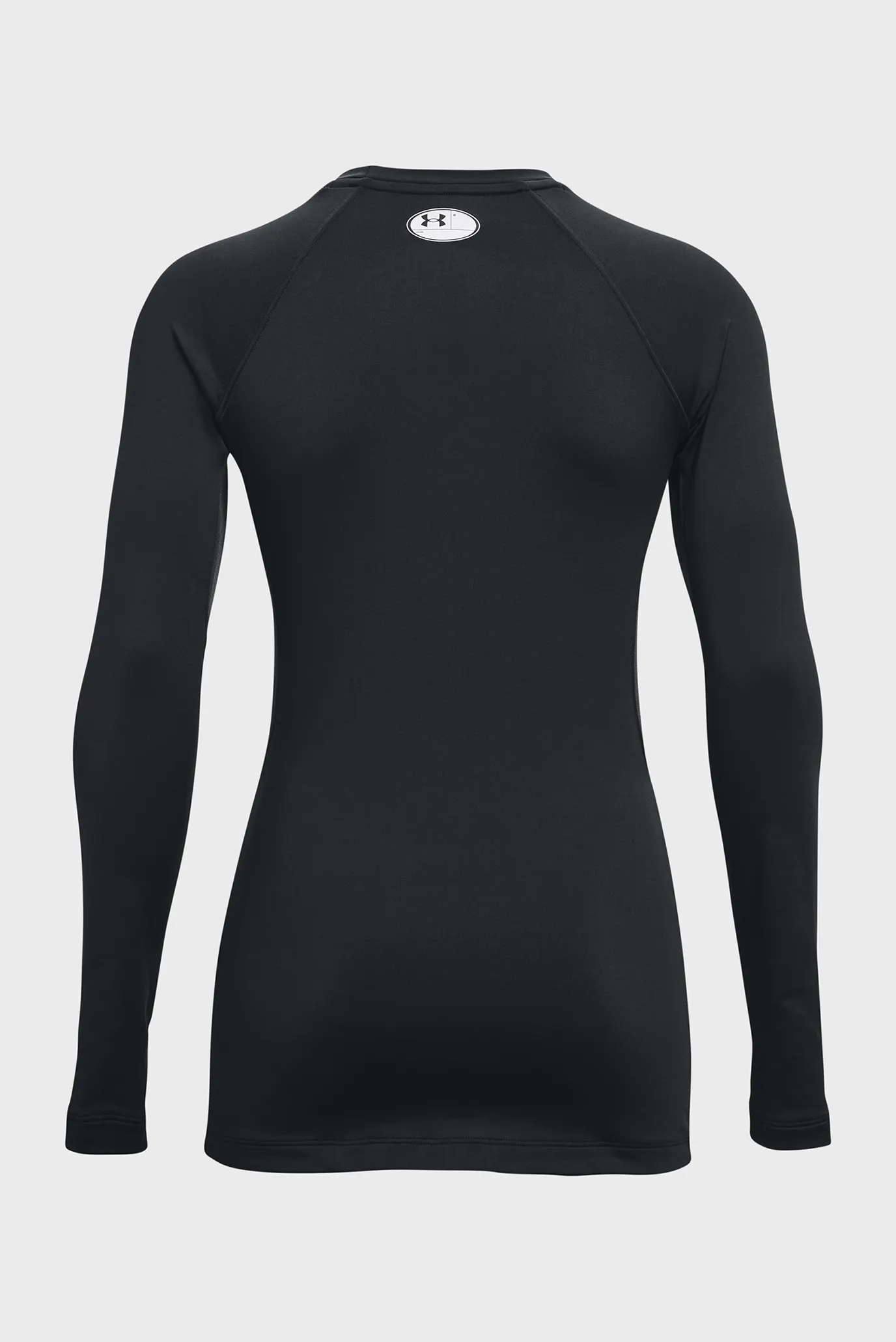 Женский черный лонгслив UA CG Authentics Crew 6