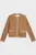 Женский бежевый кардиган CONTRAST KNIT
