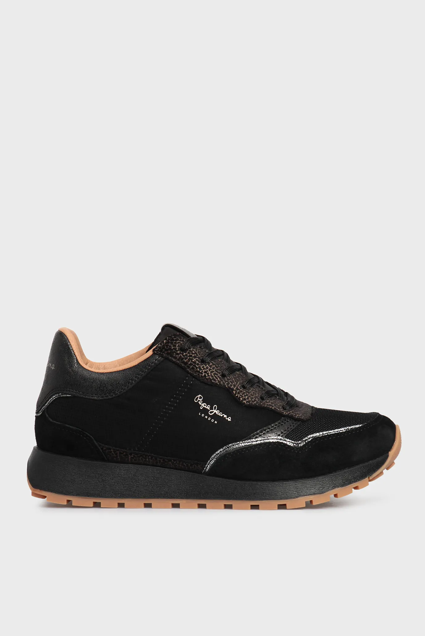 Женские черные кроссовки DEAN NASS Pepe Jeans PLS31058 — MD-Fashion
