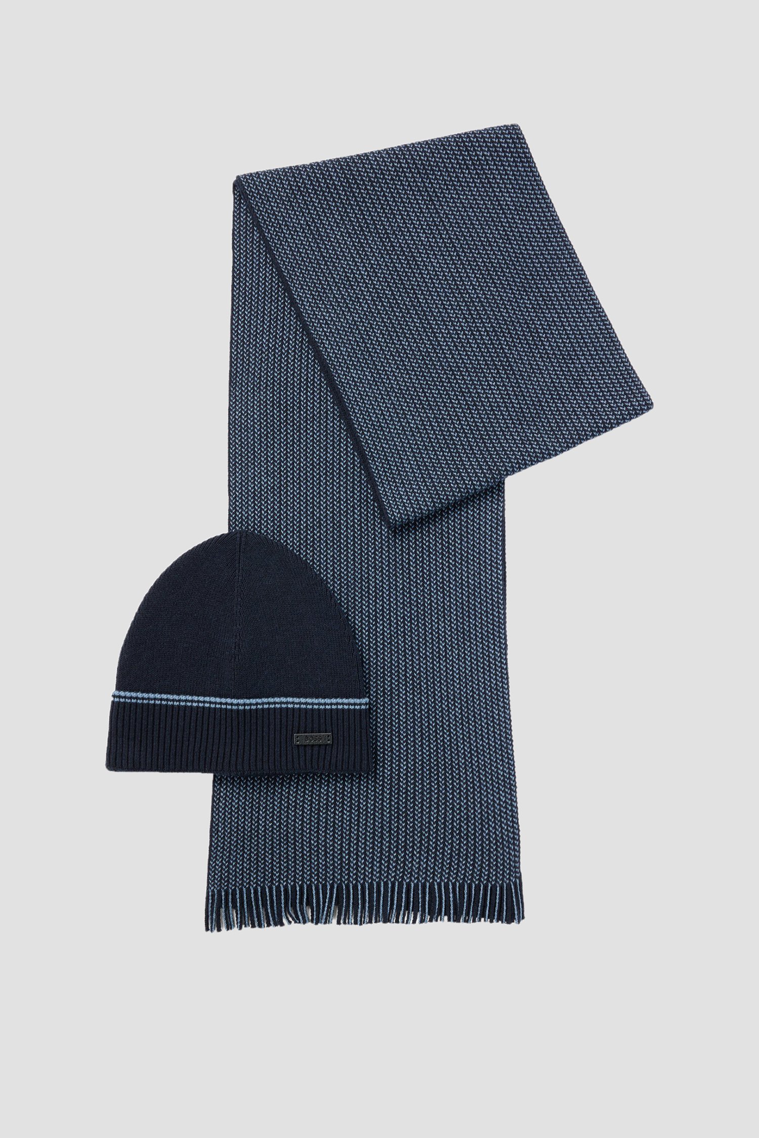 Чоловічий набір аксесуарів (шапка, шарф) 1