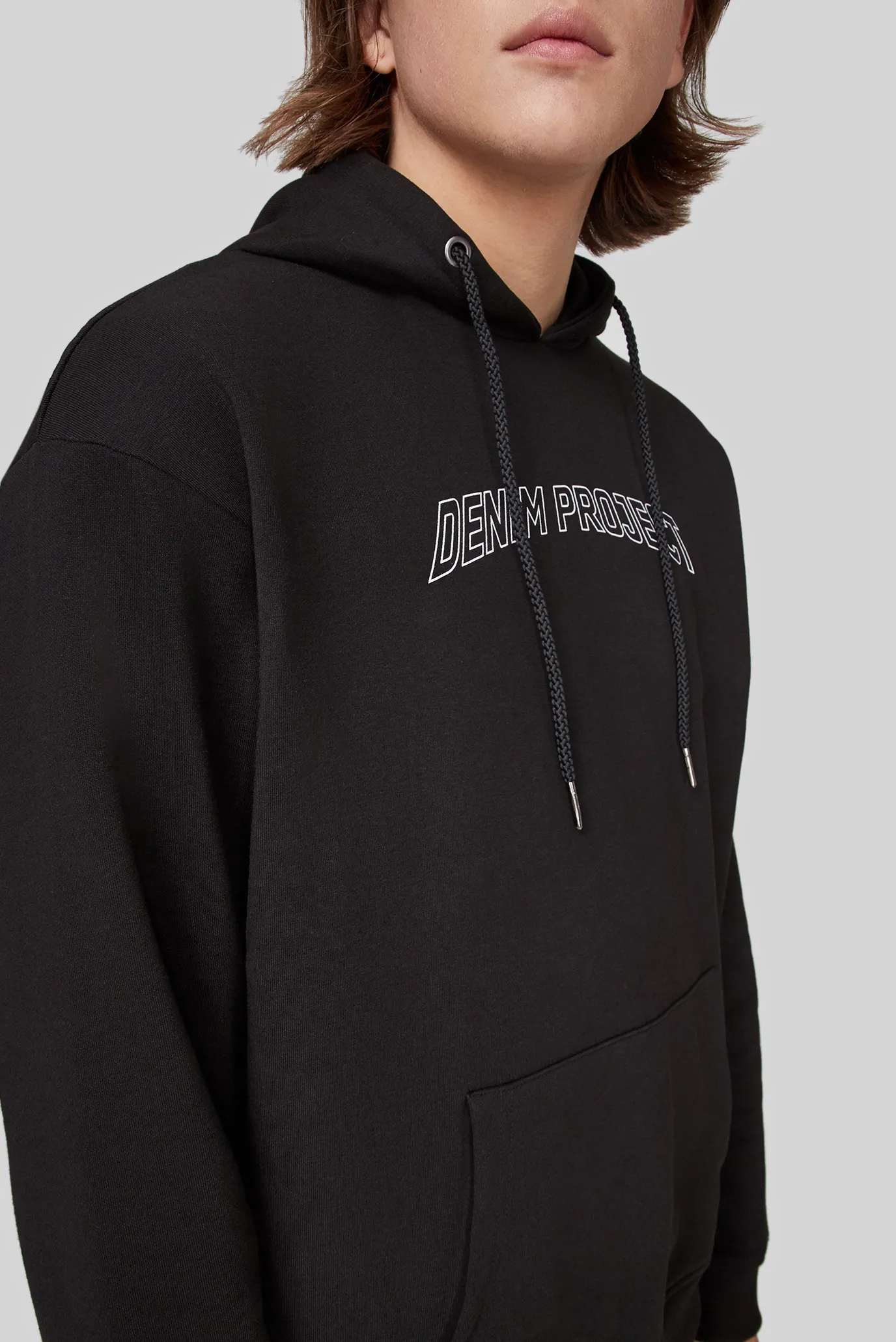 Чоловіче чорне худі DPCLEAN HOODIE 2