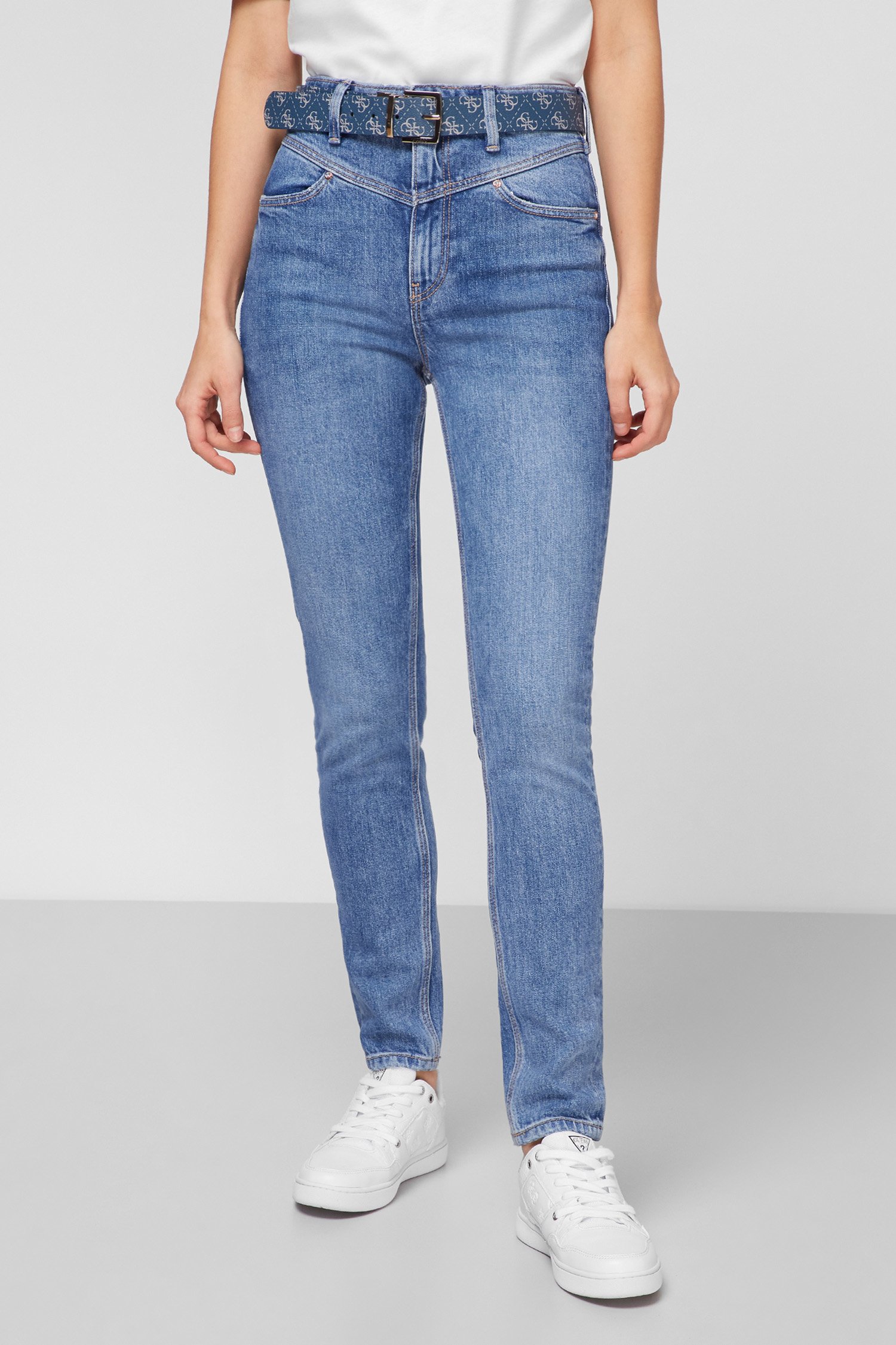 Жіночі сині джинси Super High Skinny 1