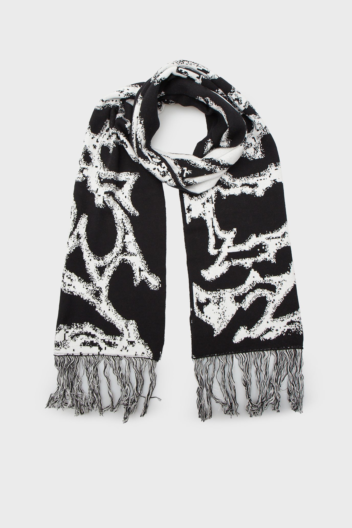 Шарф CHROME SCARF - BLACK/ WHITE 1