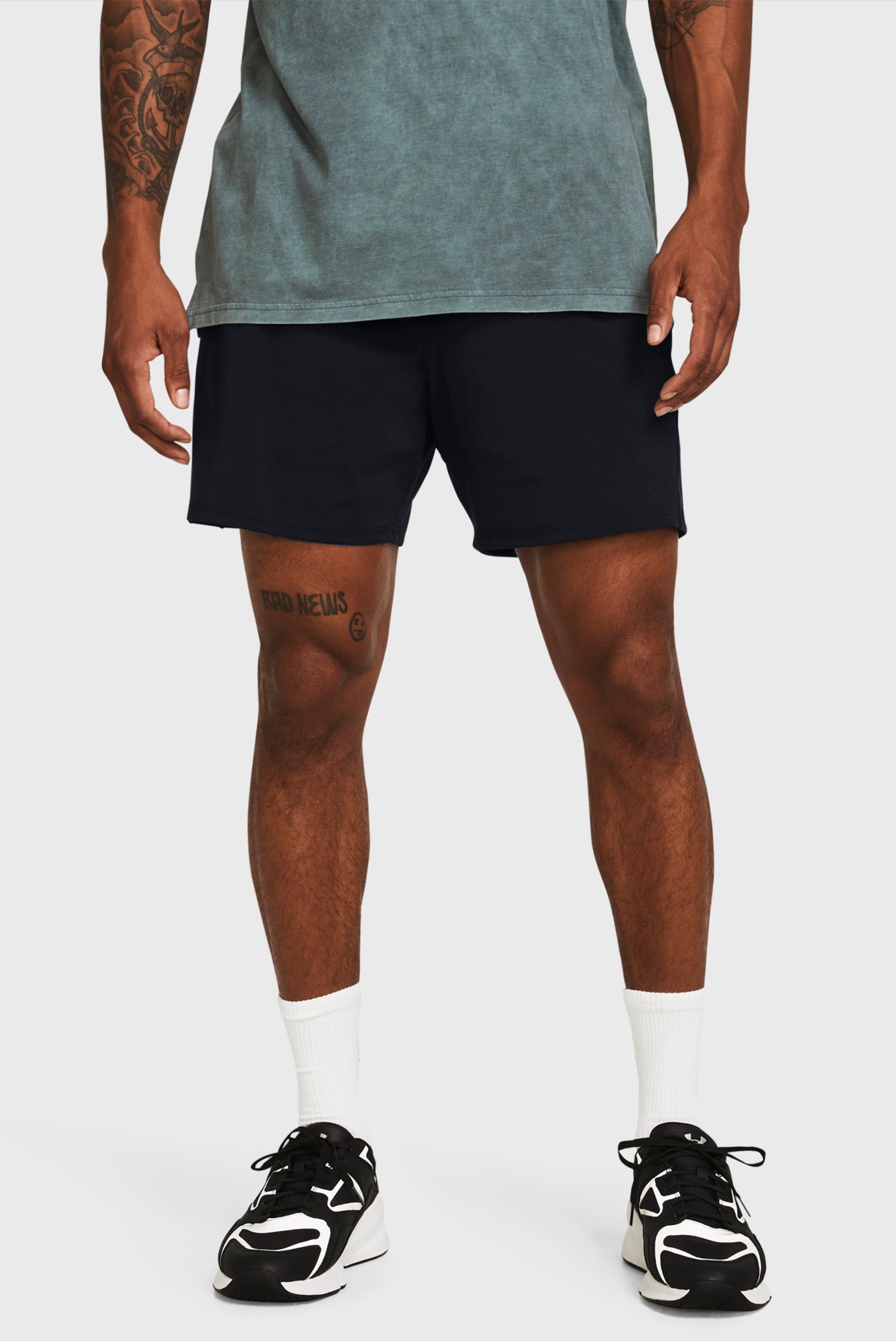 Чоловічі чорні шорти UA Meridian Shorts 1