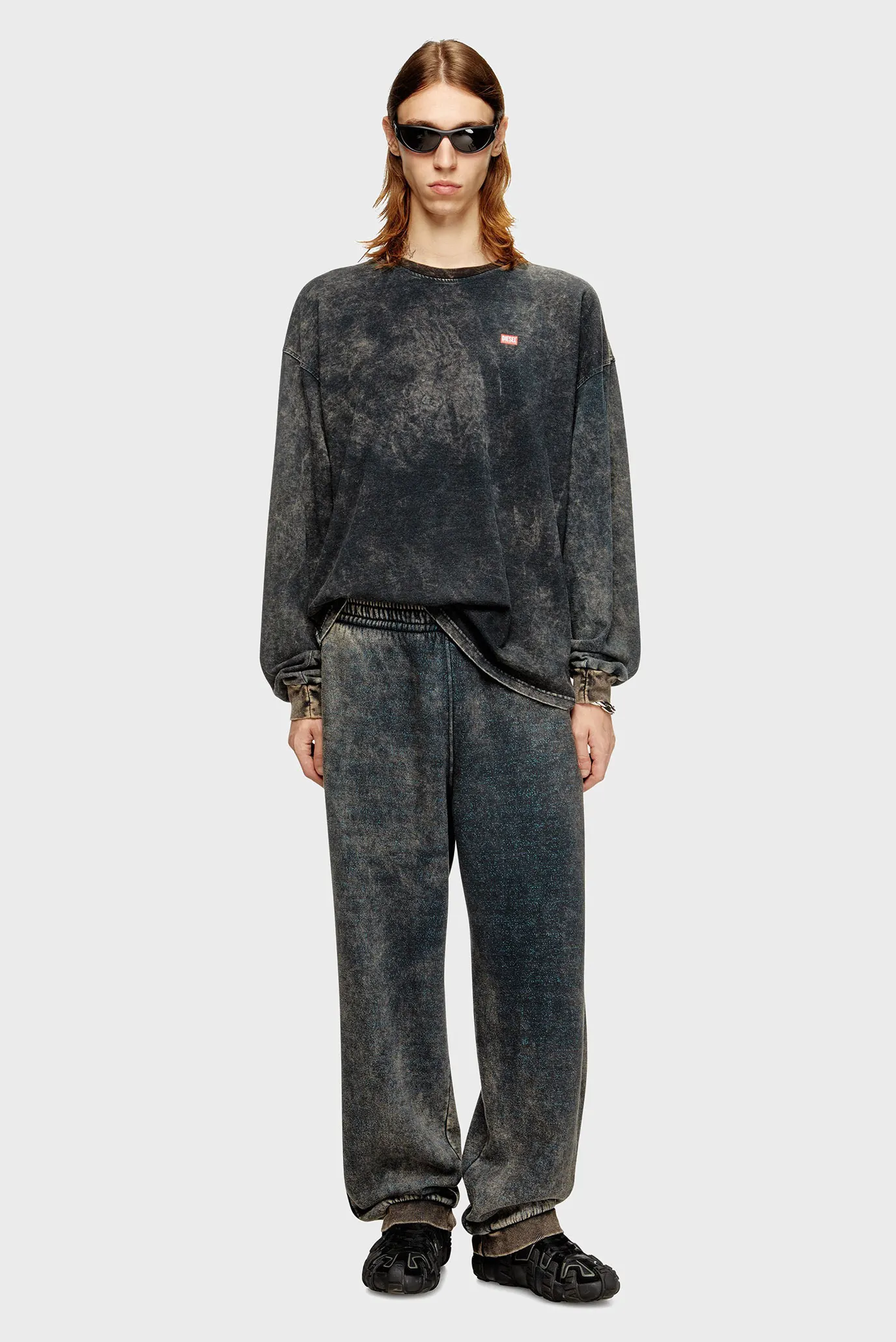 Мужской темно-синий лонгслив T-BOXT-LS-T3 2