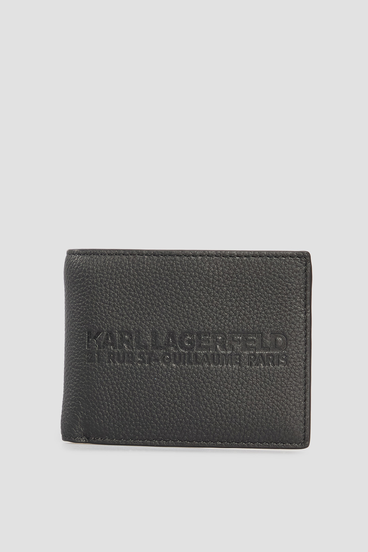 Мужской черный кожаный кошелек Черный ONESIZE Karl Lagerfeld A3M32050;999 Мужской черный кожаный кошелек Черный ONESIZE Karl Lagerfeld A3M32050;999