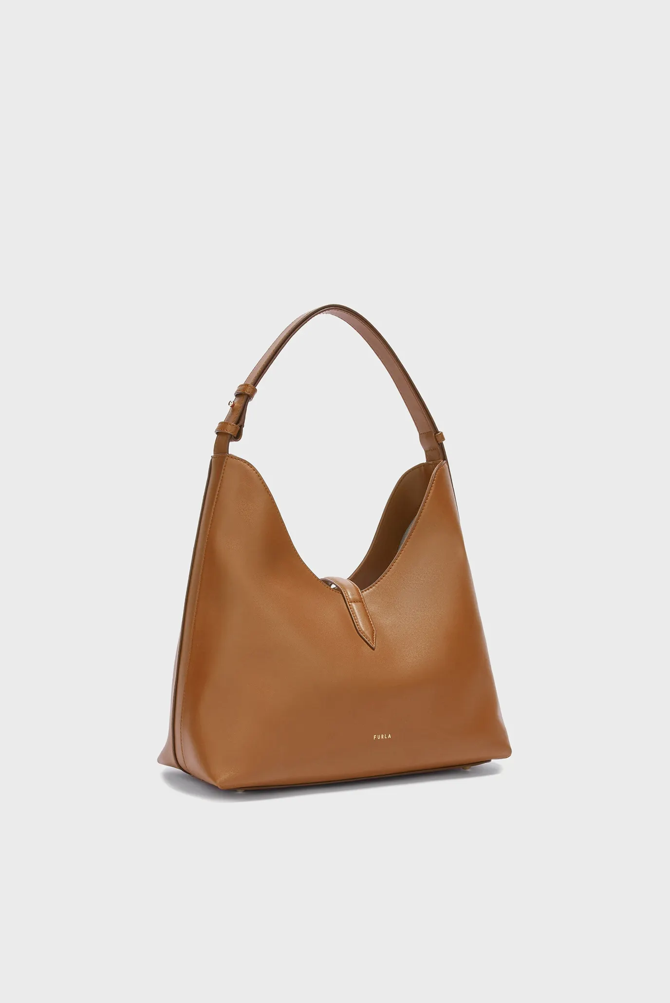 Женская рыжая кожаная сумка 3