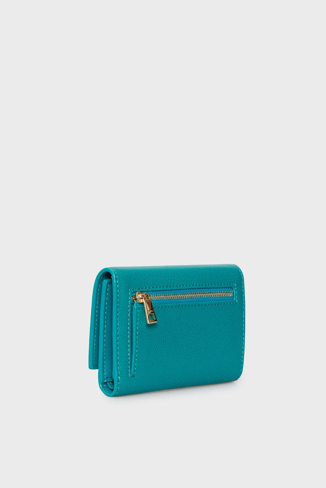 Жіночий бірюзовий шкіряний гаманець 2