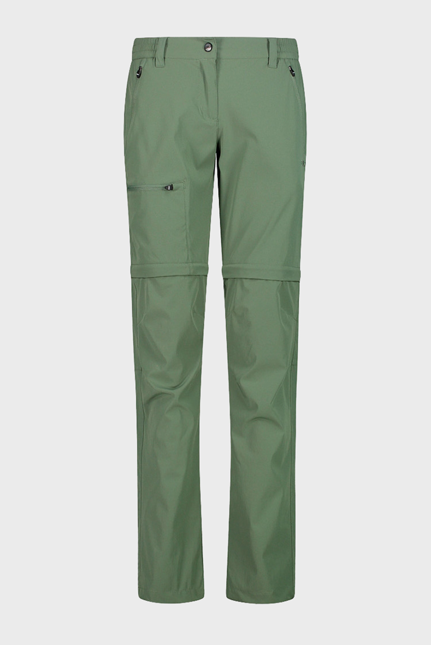 Женские зеленые спортивные брюки 2в1 ZIP OFF PANT 1