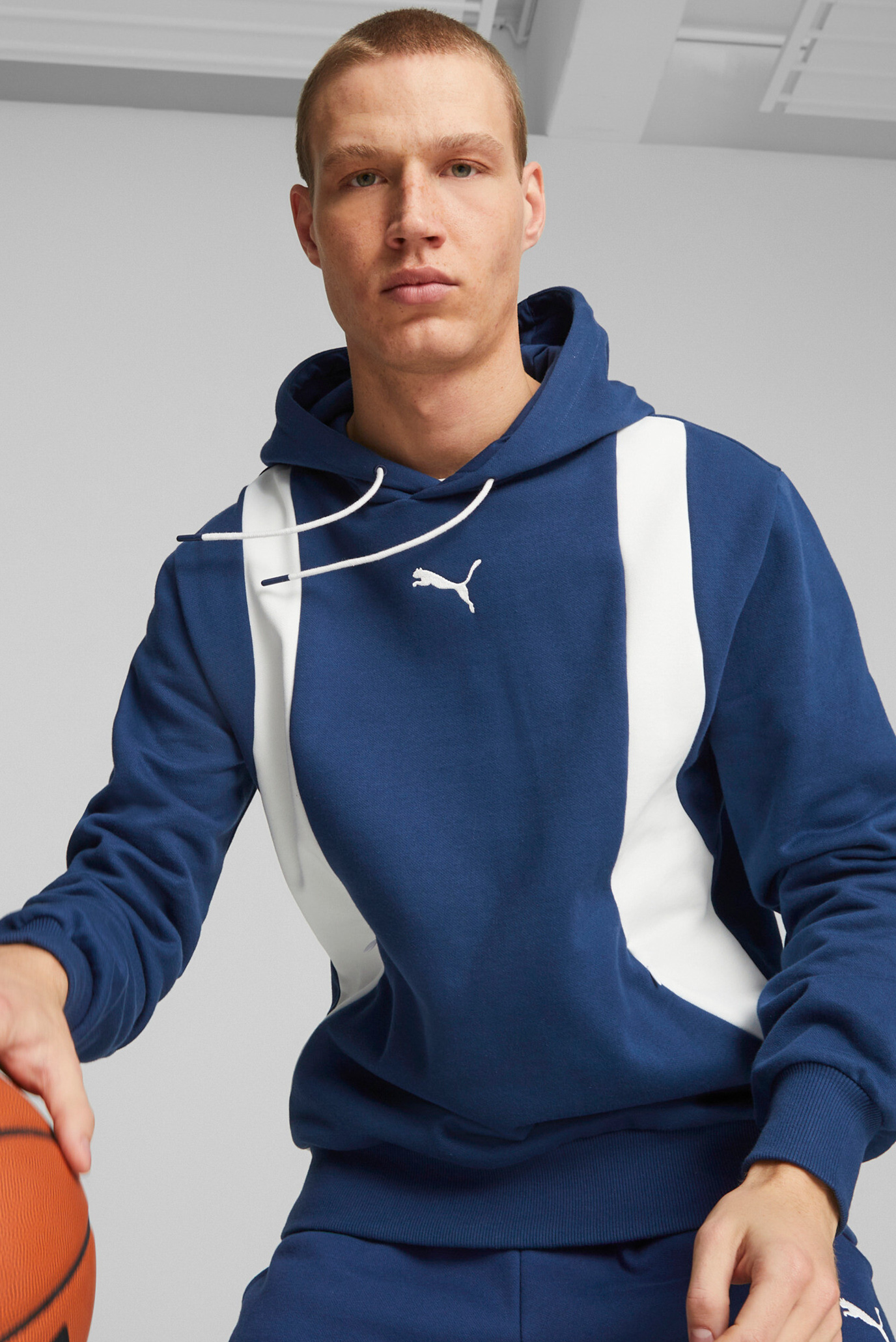 Чоловіче синє худі Blueprint Formstrip Men’s Basketball Hoodie 1