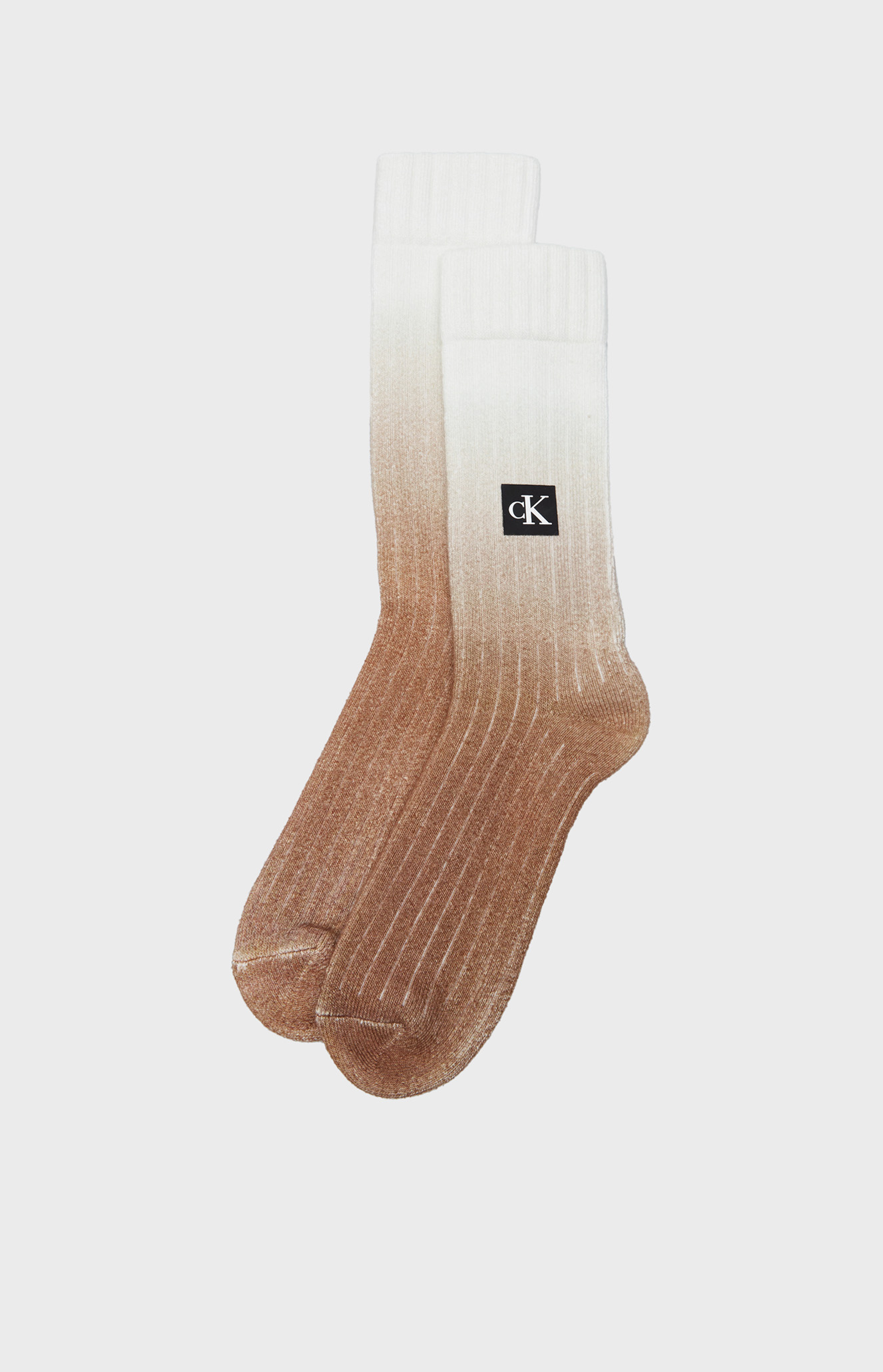 Чоловічі бежеві шкарпетки GRADIENT PRINT 1