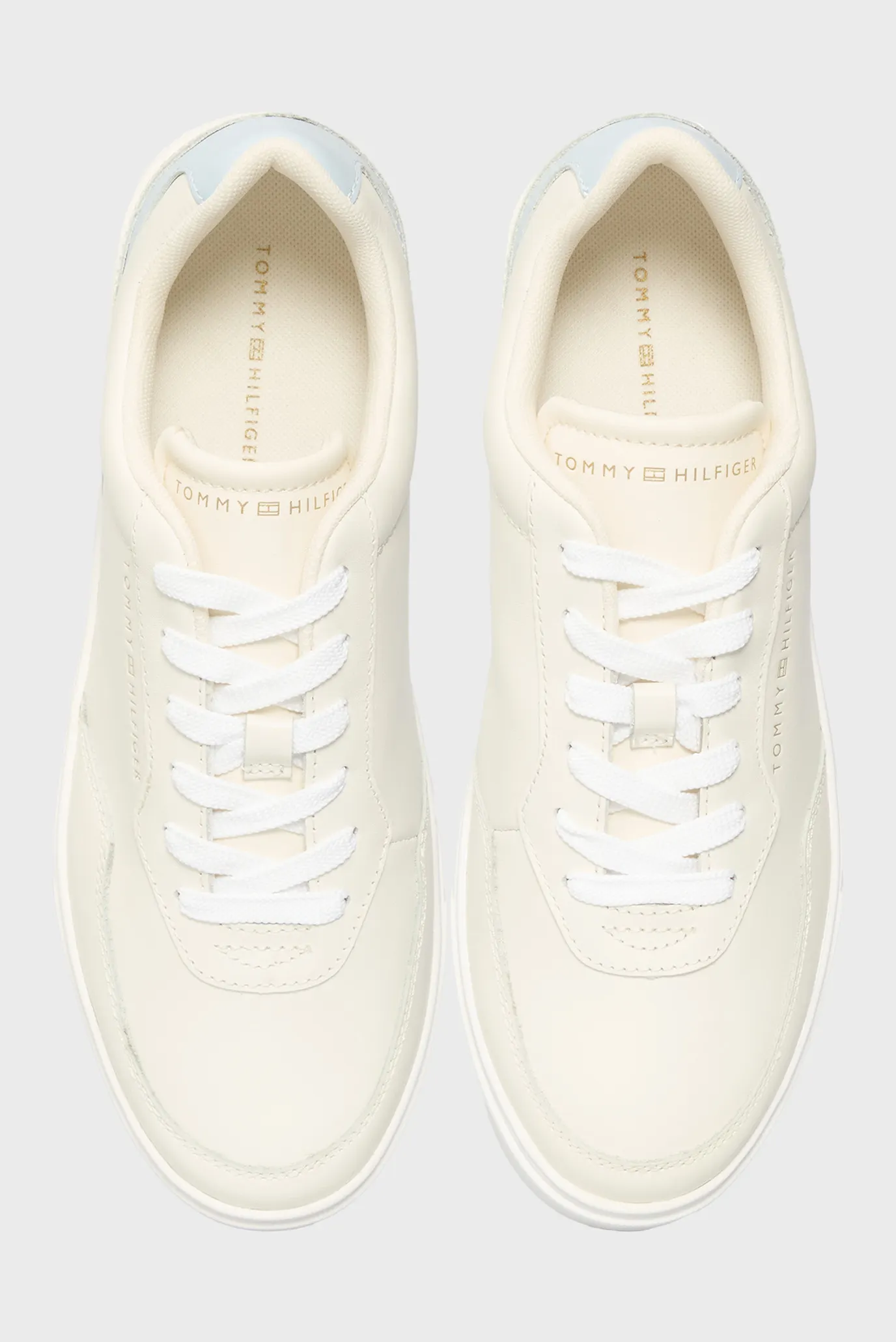 Жіночі білі шкіряні снікерси CASUAL CUPSOLE 4