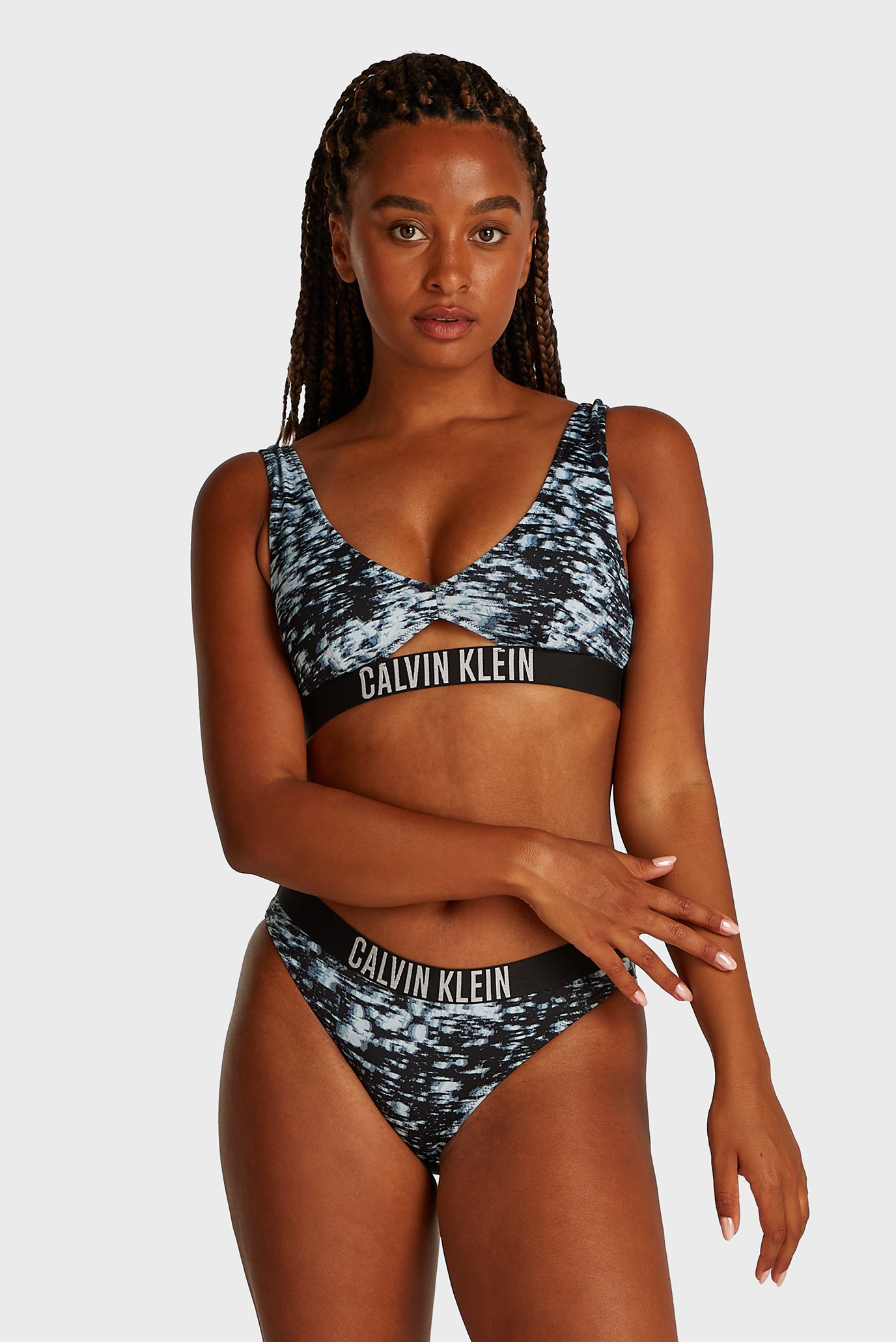 Женский лиф от купальника с узором Разноцветный XS Calvin Klein KW0KW02745