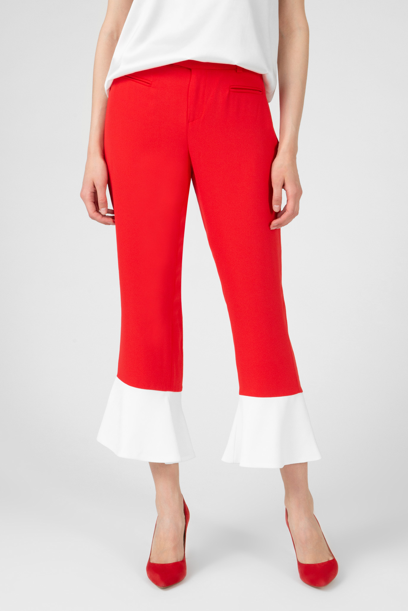 Жіночі червоні брюки 1
