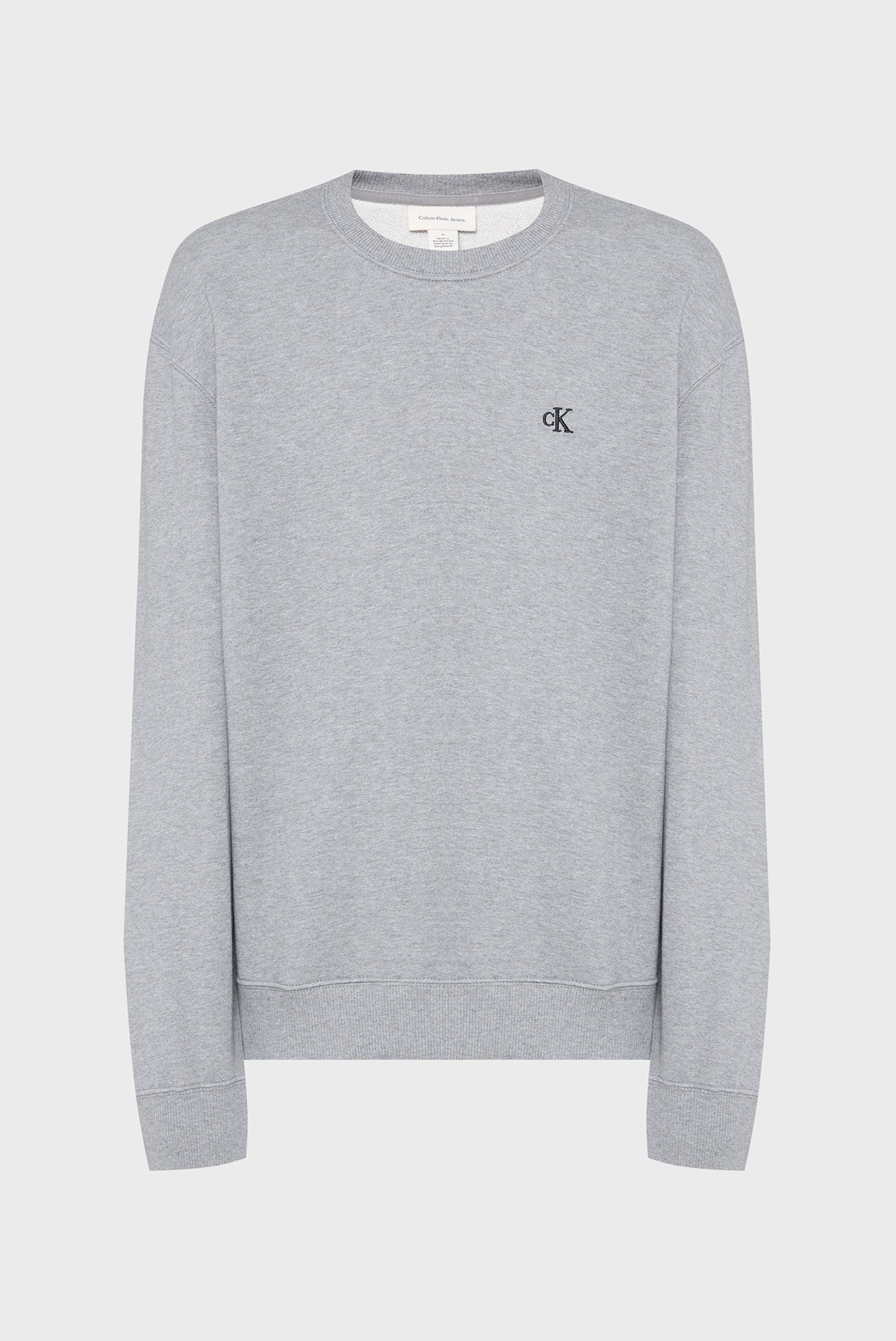 Мужской серый свитшот LS EU 350TERRY Серый L Calvin Klein Jeans LV04RC296G Мужской серый свитшот LS EU 350TERRY Серый L Calvin Klein Jeans LV04RC296G