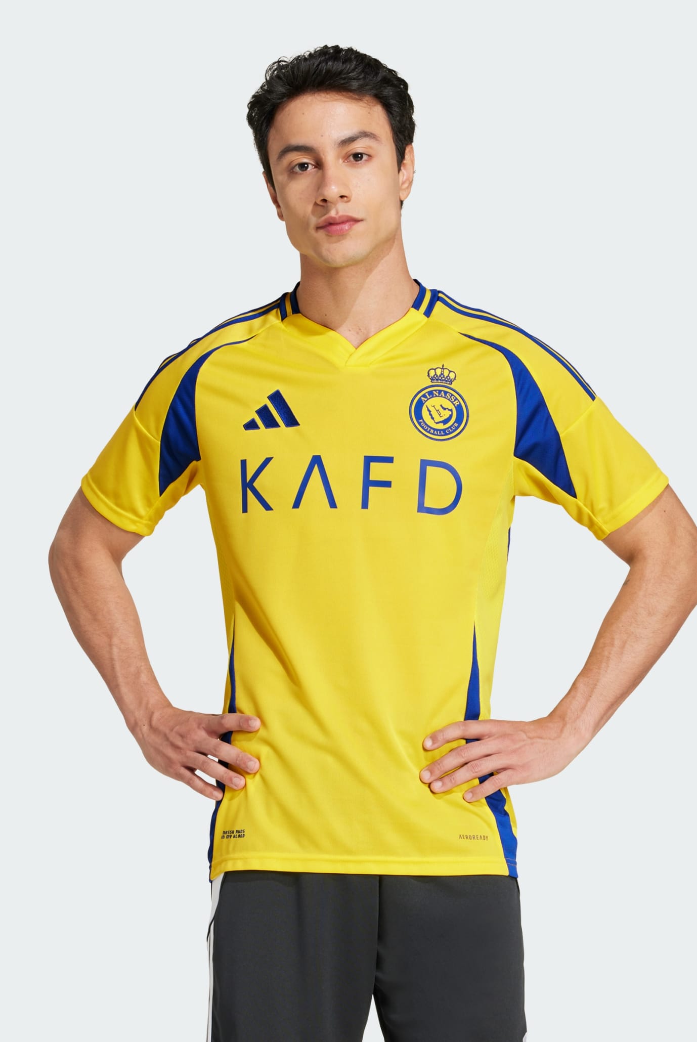 Чоловіча жовта футболка Al Nassr FC 24/25 Ronaldo Home 1